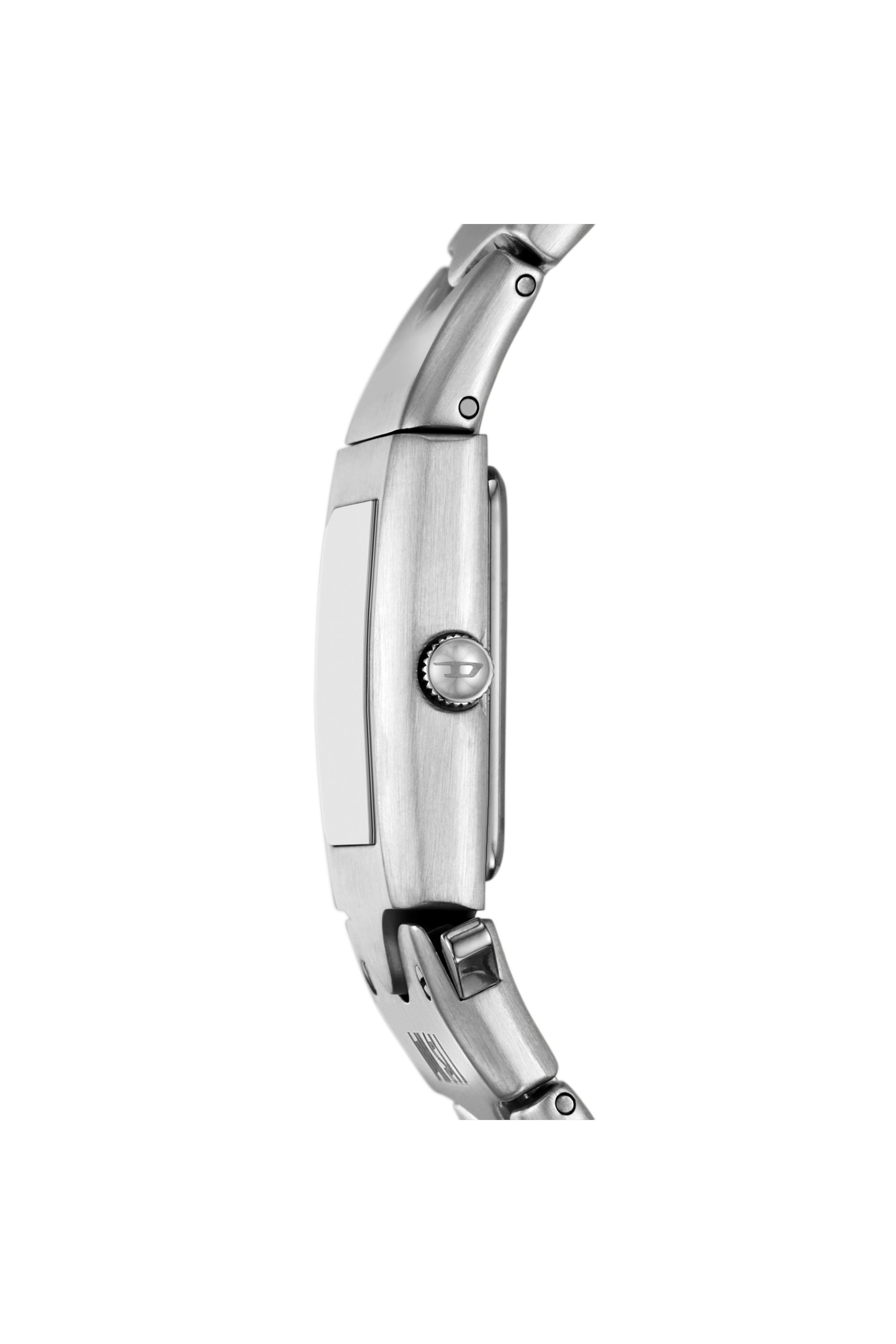 Diesel - DZ2222, Unisex's Diesel Closer Three-Hand Stainless Steel Watch in Silver - 3