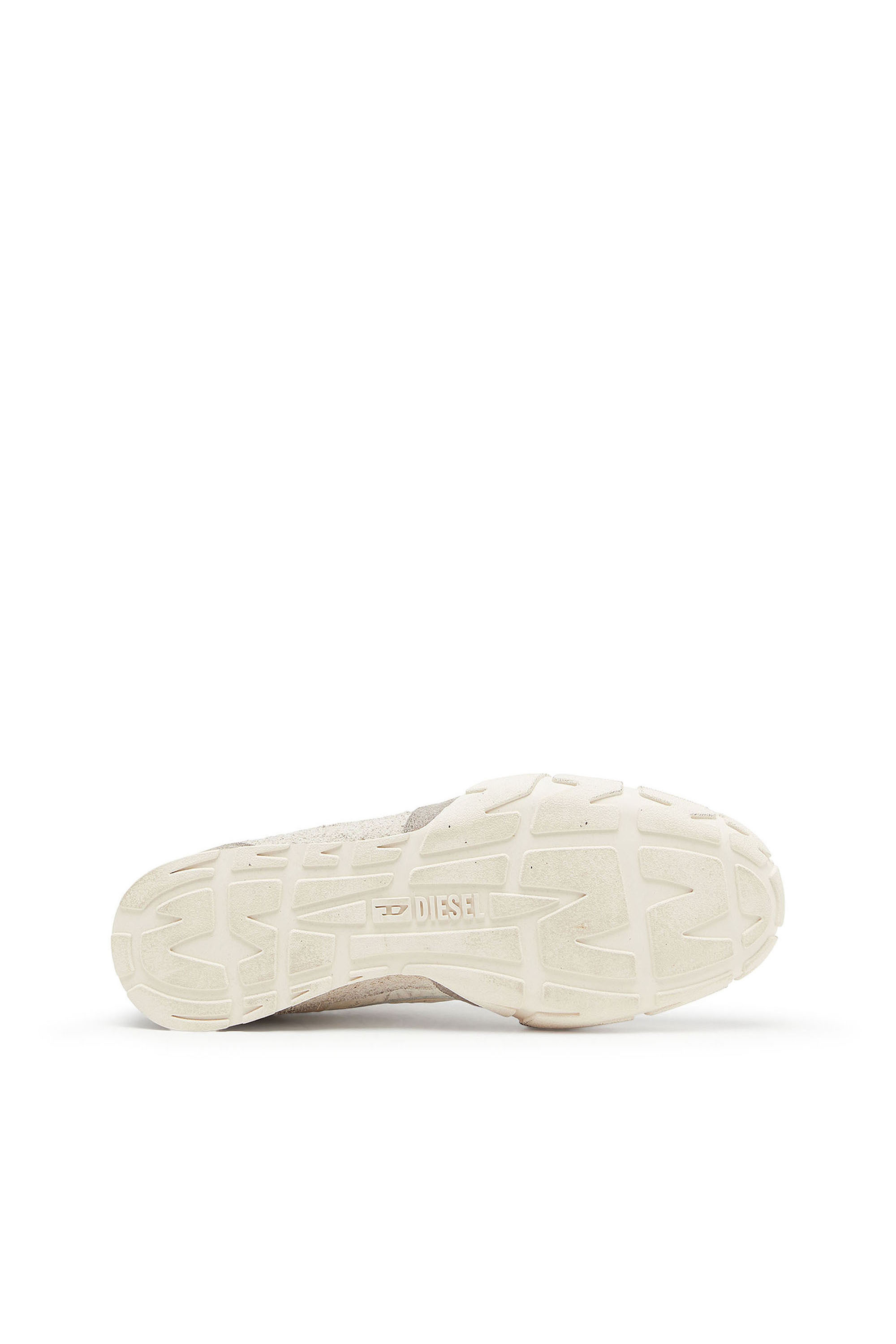 Diesel - S-PAGODHA LOW, Herren S-Pagodha &ndash; Sneakers aus Leder und Nylon in Weiss/Grau - 5