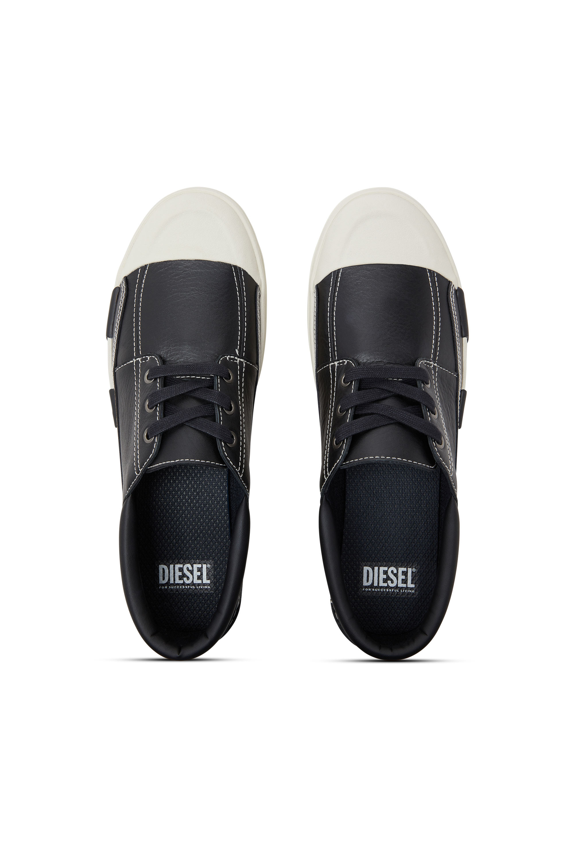 Diesel - S-D-VERSE MOCASSIN, Herren S-D-Verse - Hybrid-Mokassin aus Leder in Schwarz - 4