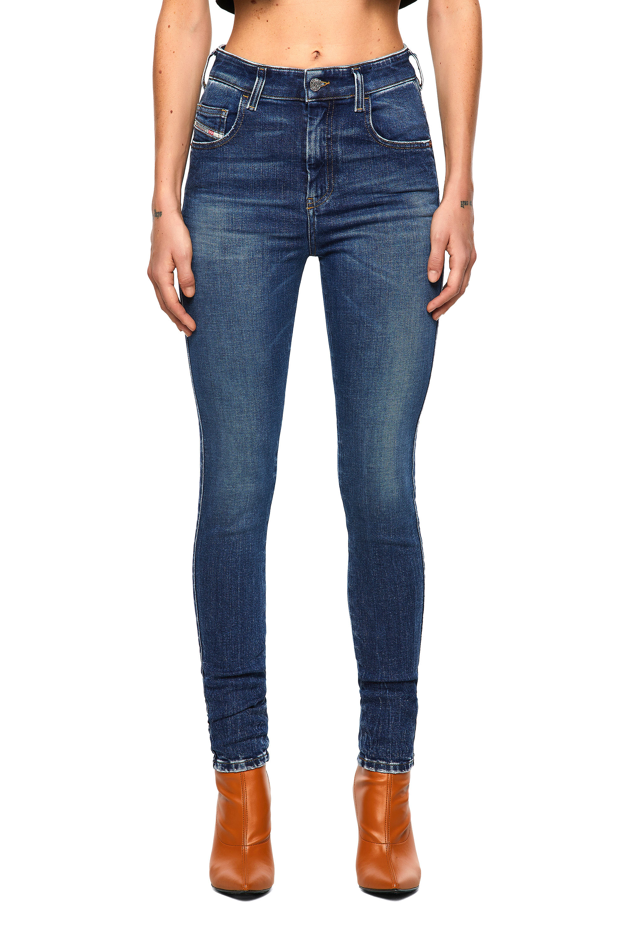 Slandy High 009ZX, Dunkelblau - Jeans