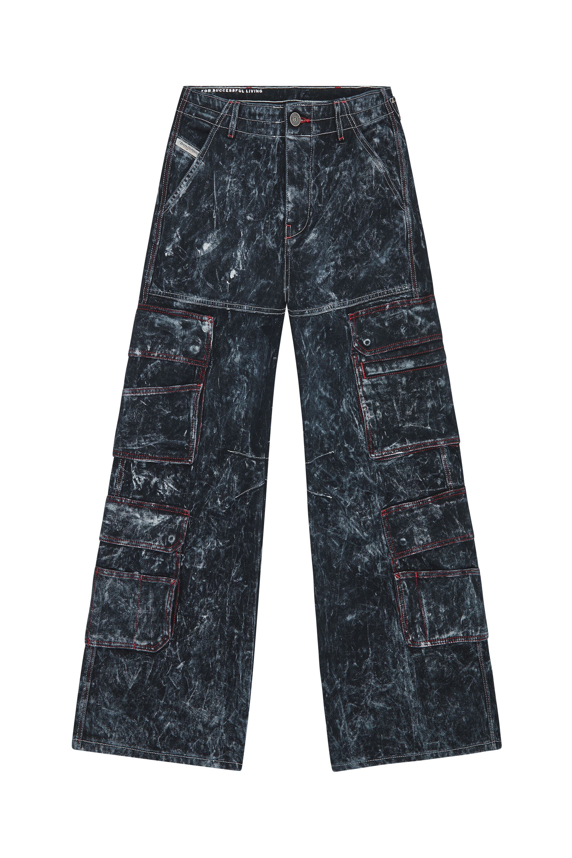 Diesel - D-Sire 0EMAC Straight Jeans, Schwarz/Dunkelgrau - Image 5