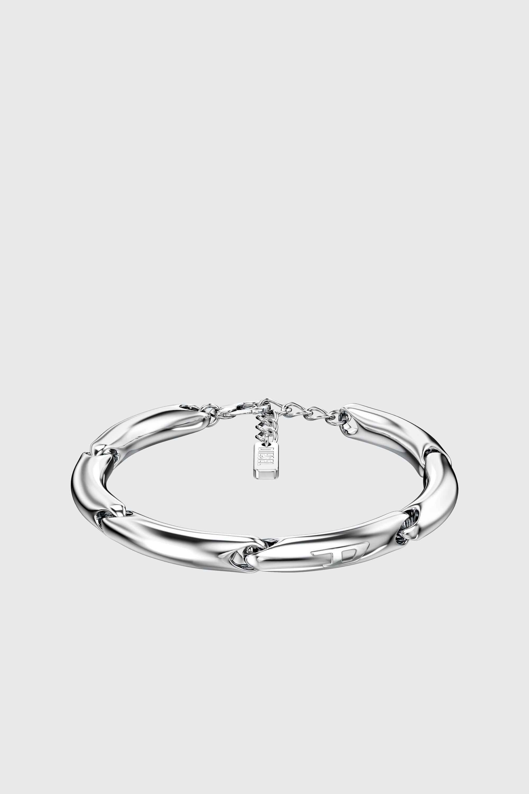 Diesel - DX1696040 JEWELLERY, Unisex Armband aus Edelstahl in Silber - 1
