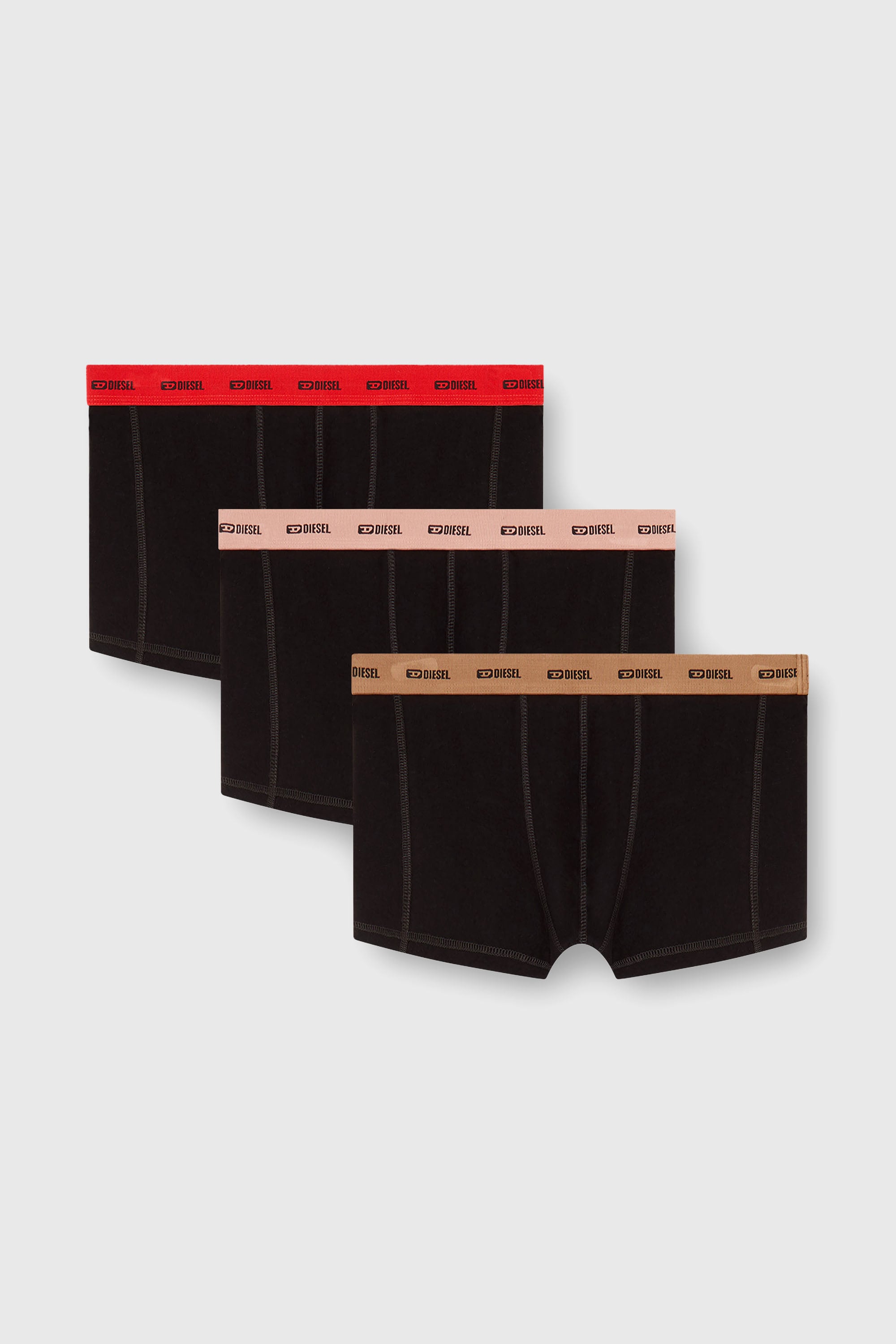 Diesel - DAMIEN-UTLT-3PACK, Herren Retropants im Dreierpack in Schwarz - 1