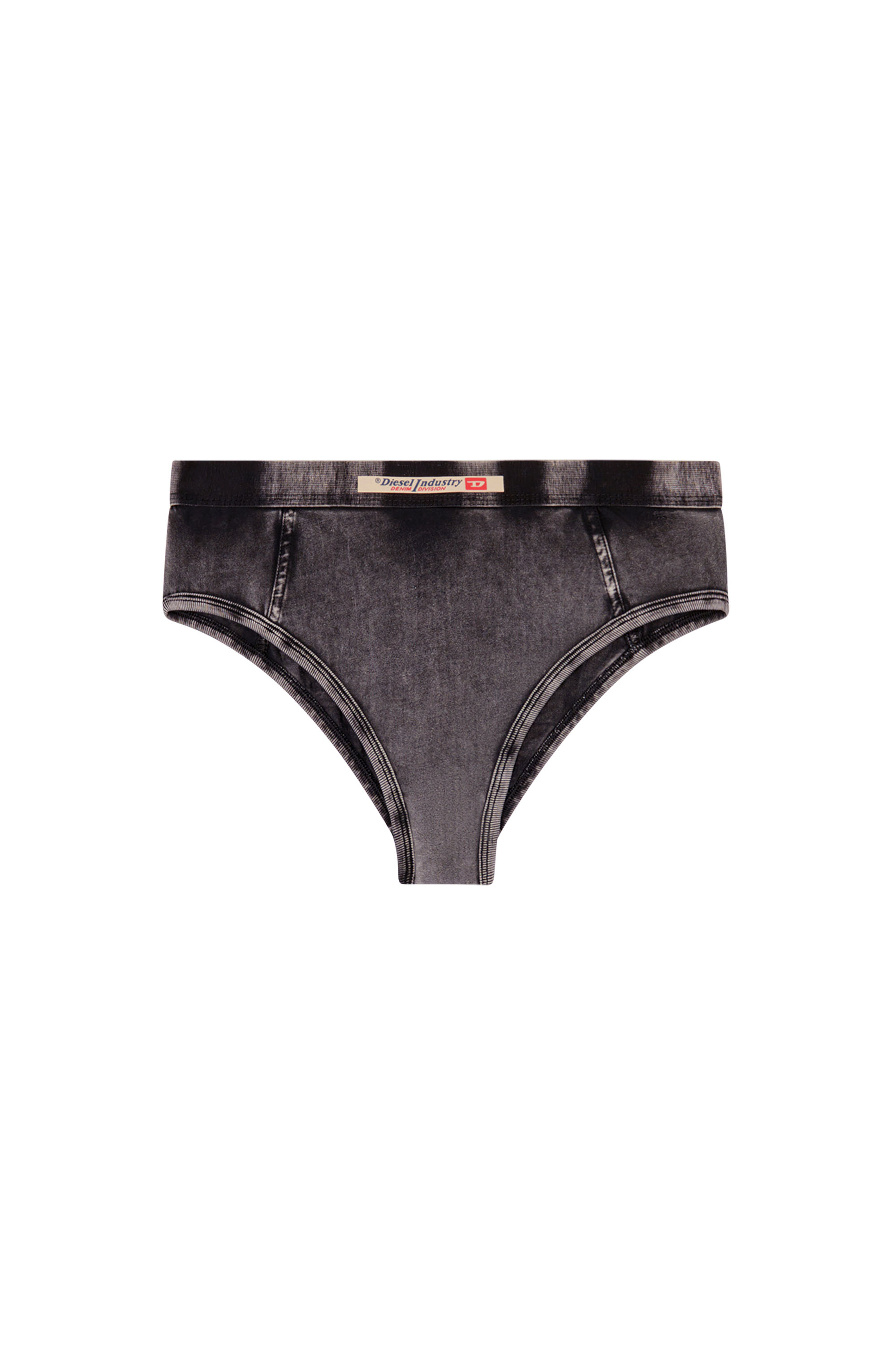 Diesel - HIPSTER-DNM, Damen Hipster Briefs aus Jersey in Denim-Optik in Schwarz - 2