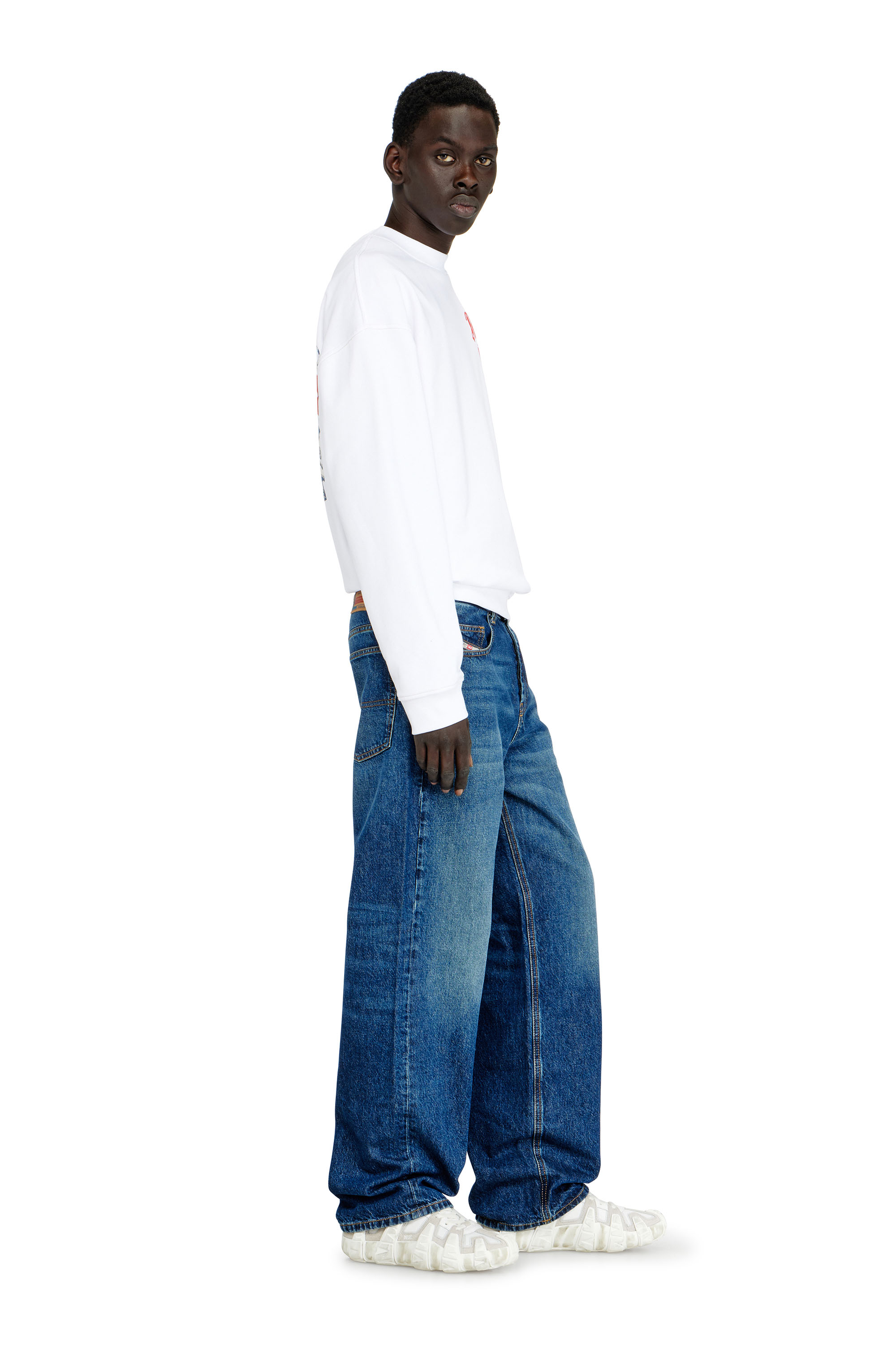 Diesel - Herren Relaxed Jeans 2001 D-Macro 09I27, Mittelblau - 2