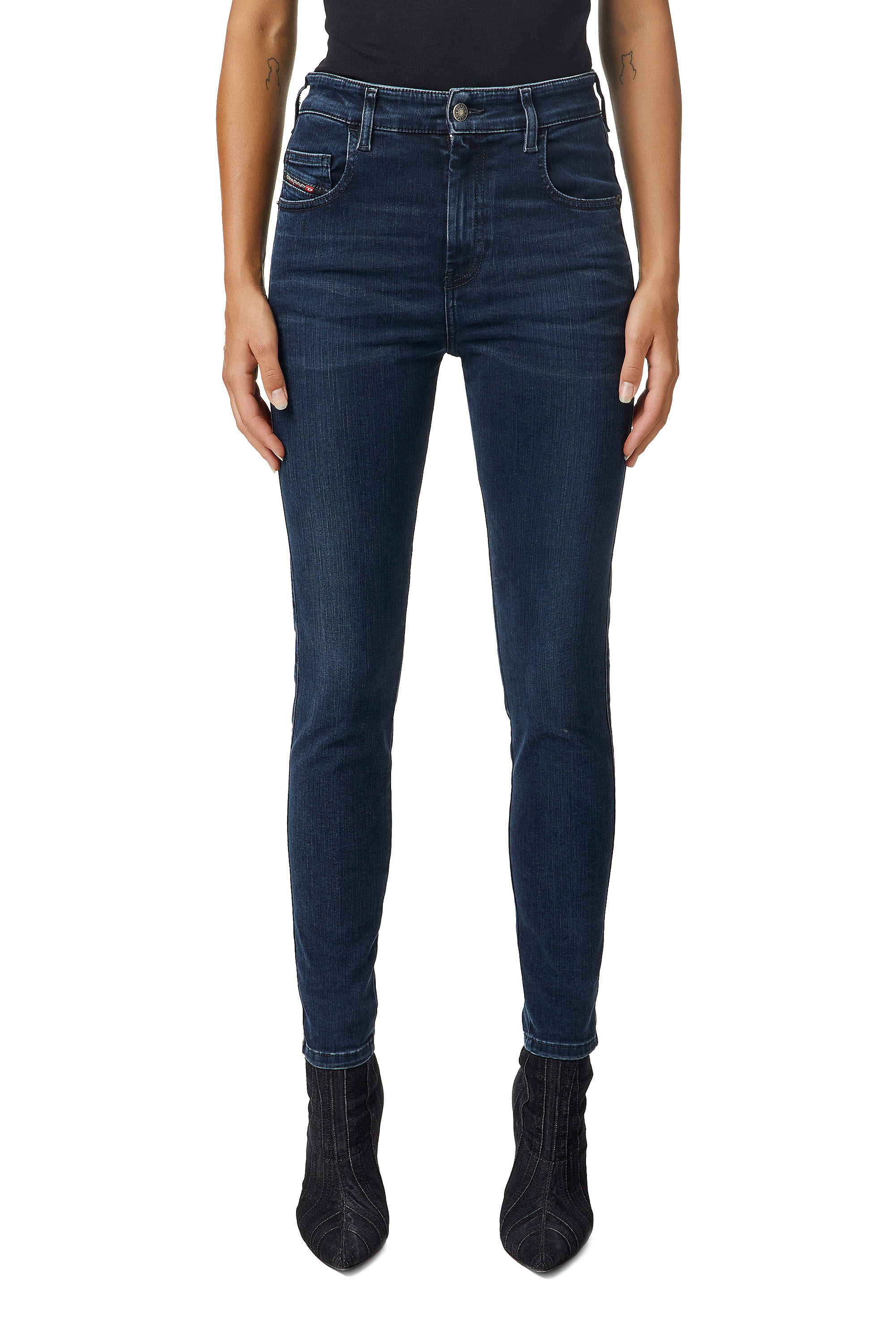 Slandy High 009QF, Dunkelblau - Jeans