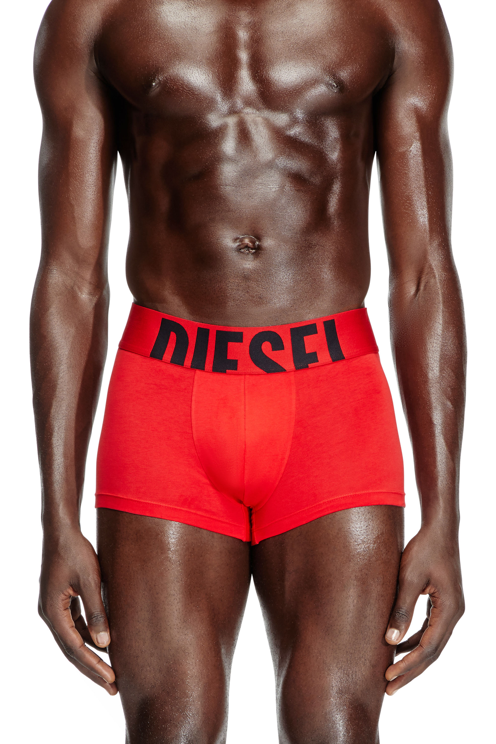 Diesel - UMBX-DAMIENTHREEPACK-5.5EL, Herren Retropants im Dreierpack aus Baumwollstretch in Rot/Schwarz - 2