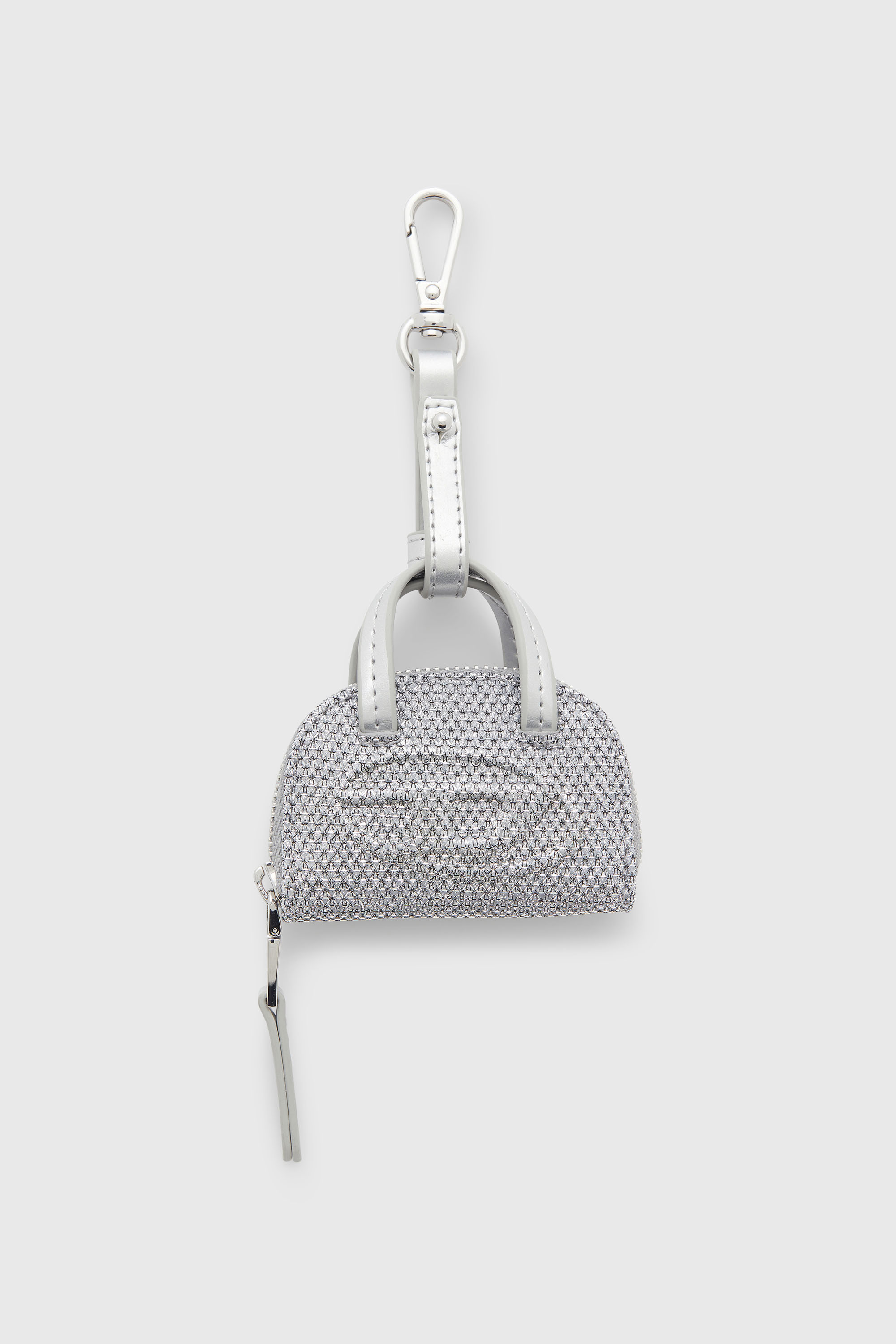 Diesel - 1DR DOME CHARMS, Damen 1DR Dome - Charm aus Lurexstoff in Silber - 1