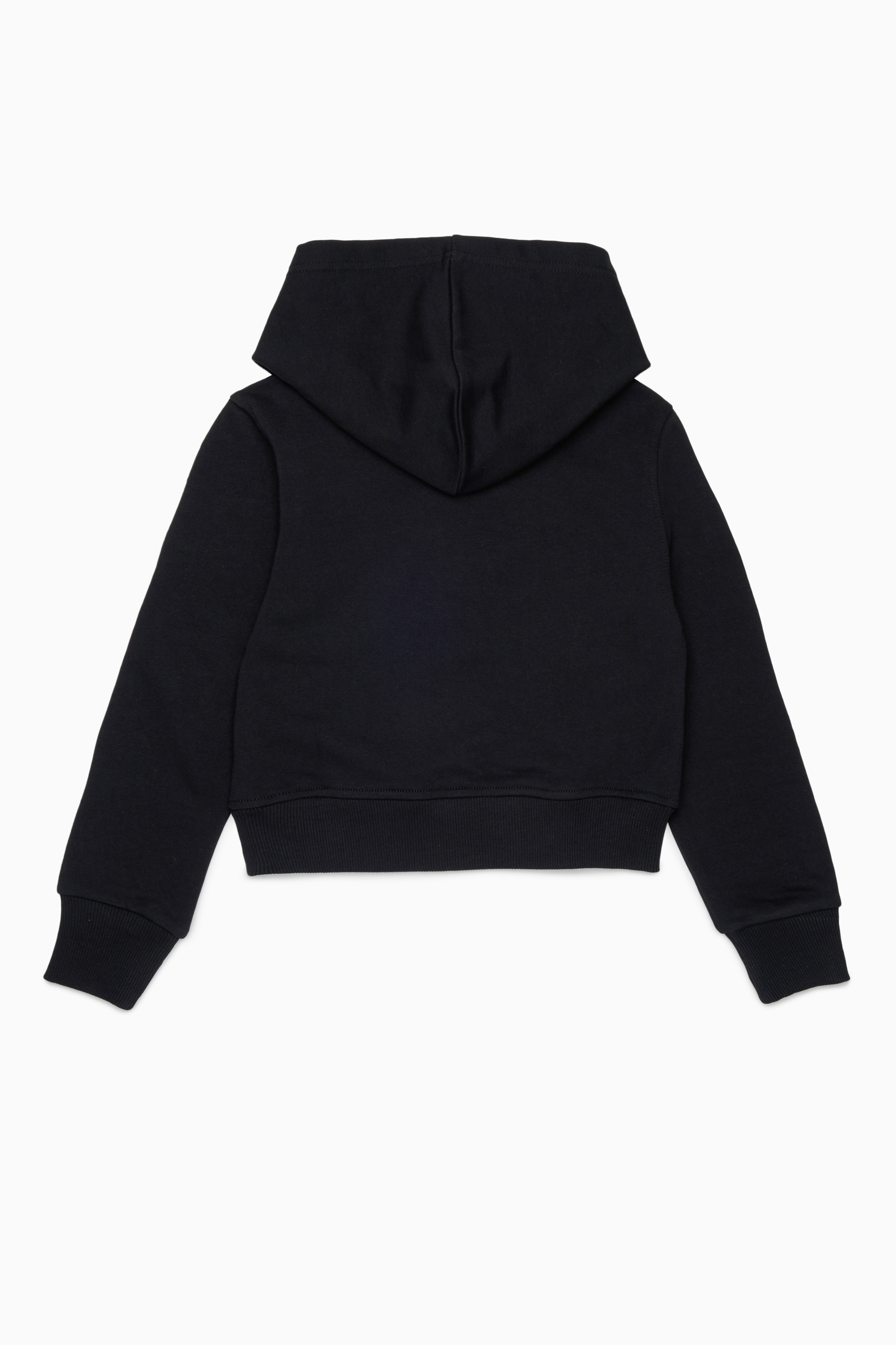 Diesel - SPALLYHOOD, Damen Hoodie mit Pailletten-Logo in Schwarz - 2