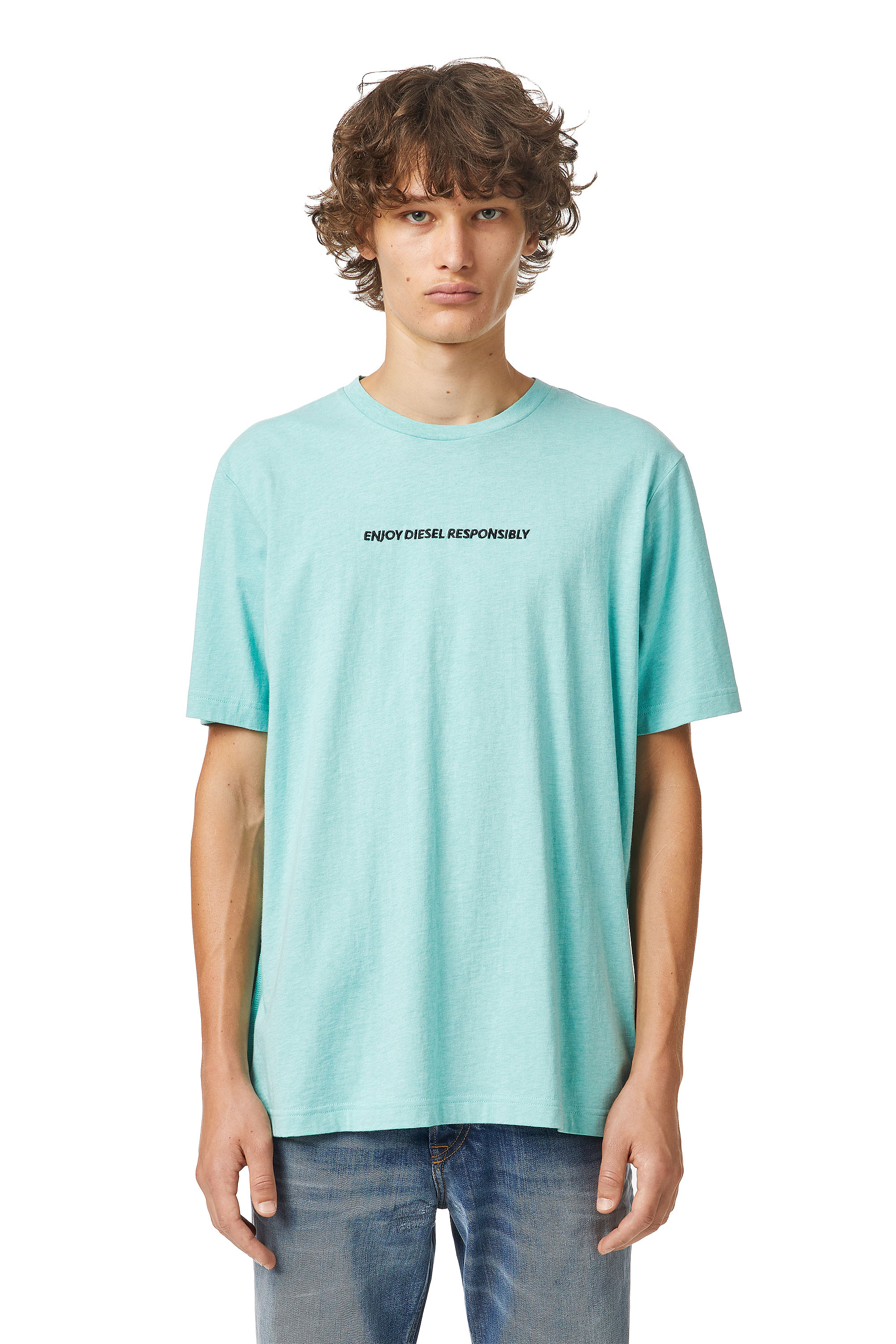 T-JUST-B68, Hellblau - T-Shirts