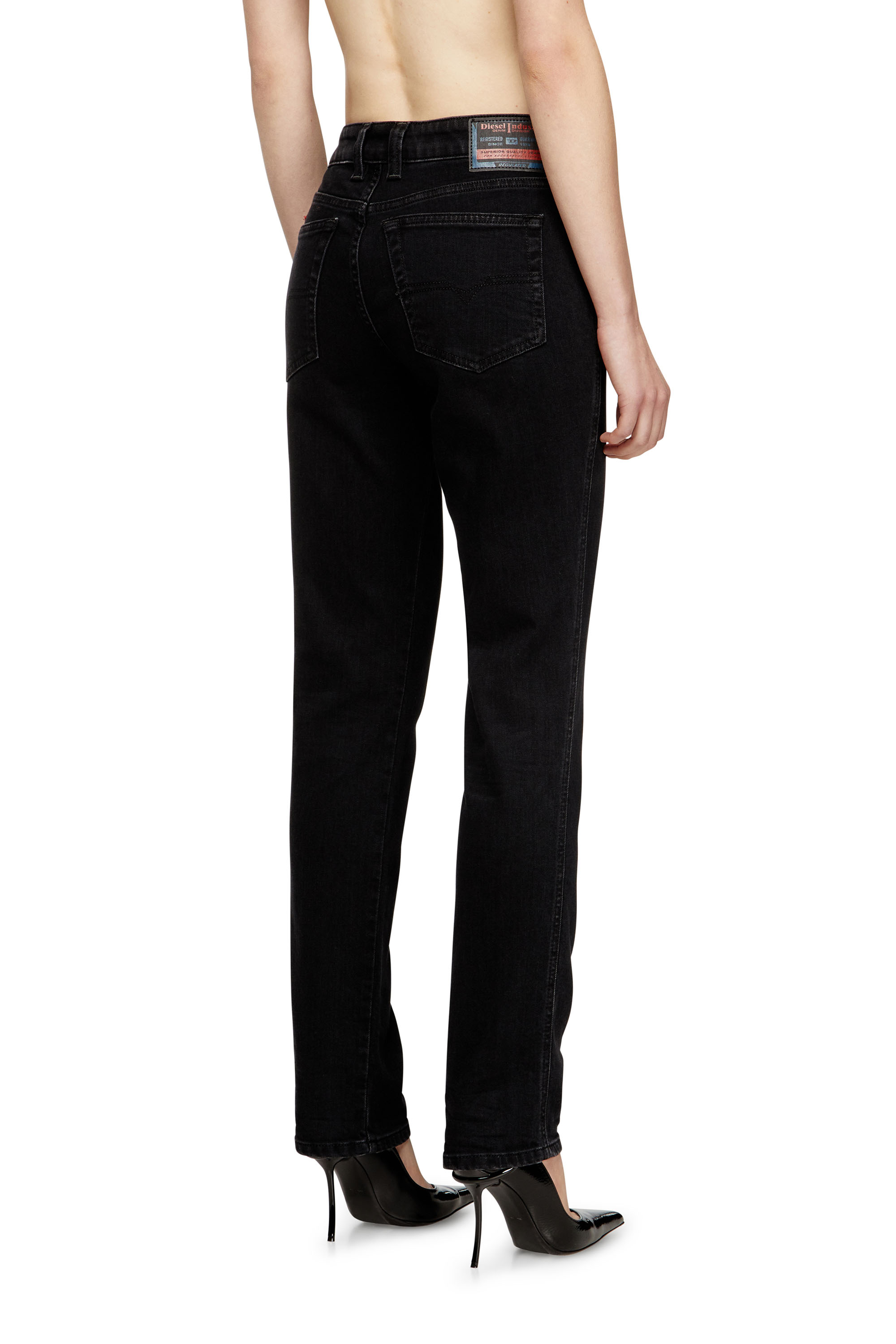 Diesel - Damen Slim Jeans 1992 D-Jiann 09N89, Schwarz/Dunkelgrau - 3