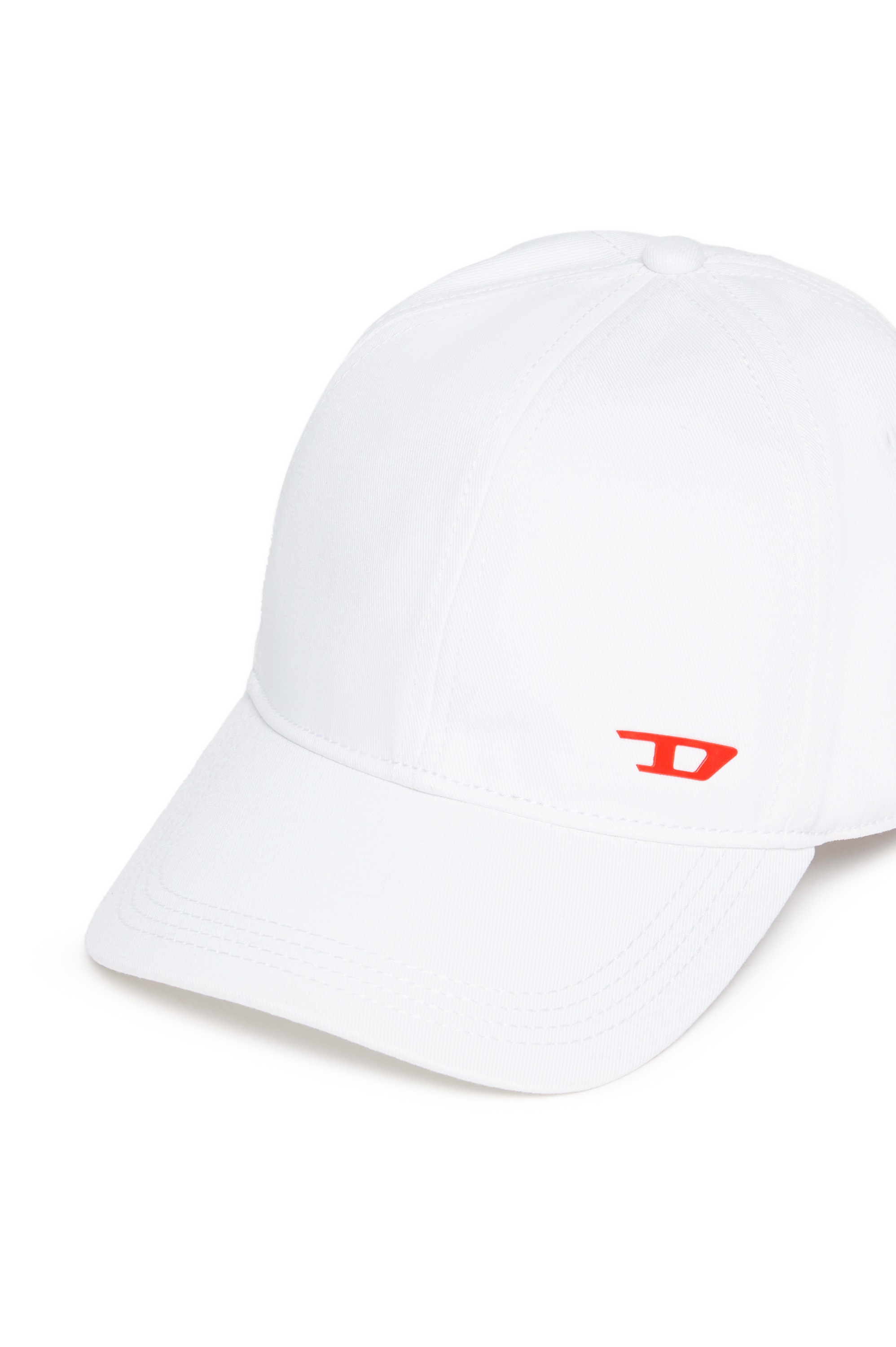 Diesel - FENSID, Herren Basecap mit D-Logo in Weiß - 3