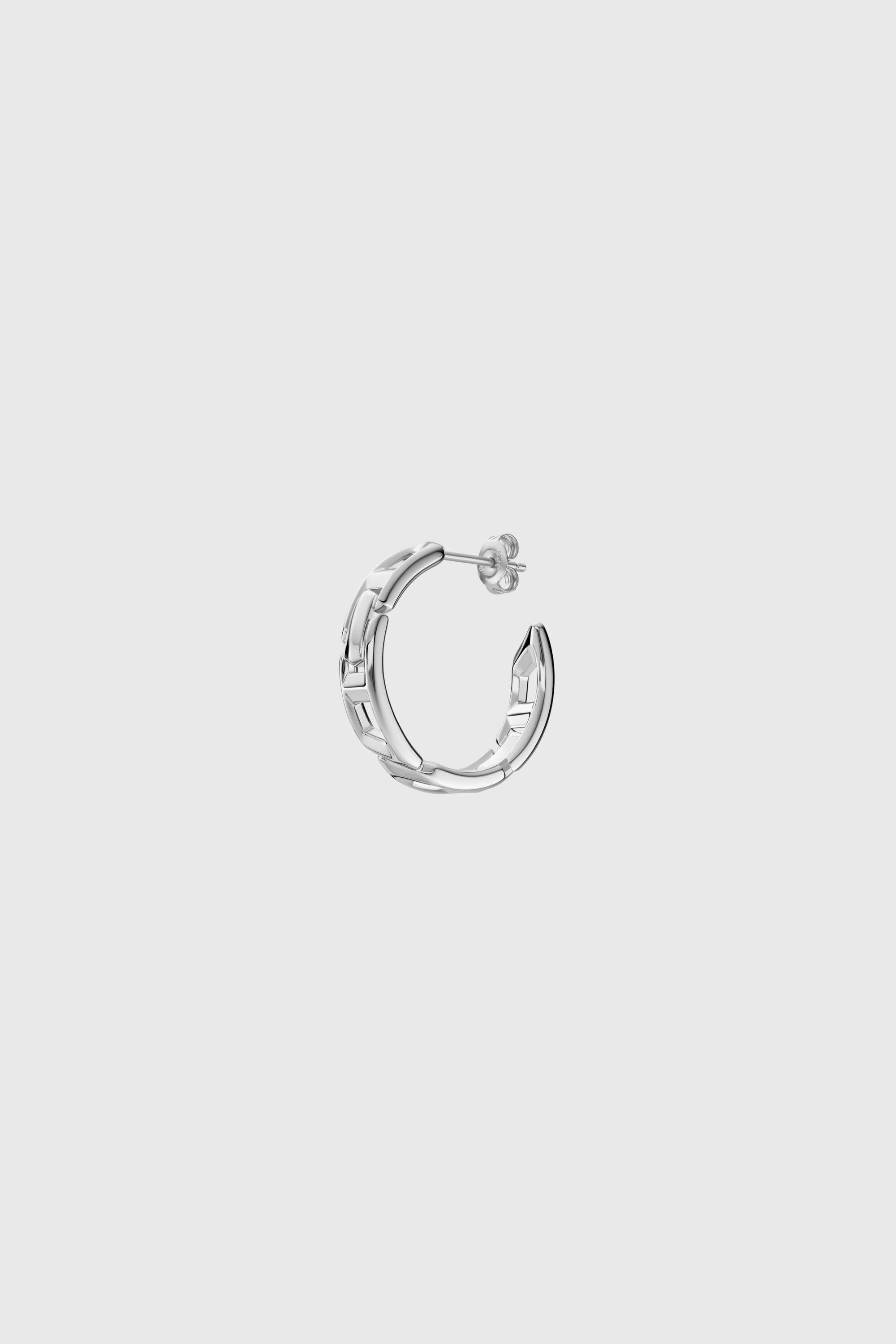 Diesel - DL1361040 STERLING SILVER JEWEL, Unisex Creole aus sterlingsilber in Silber - 1