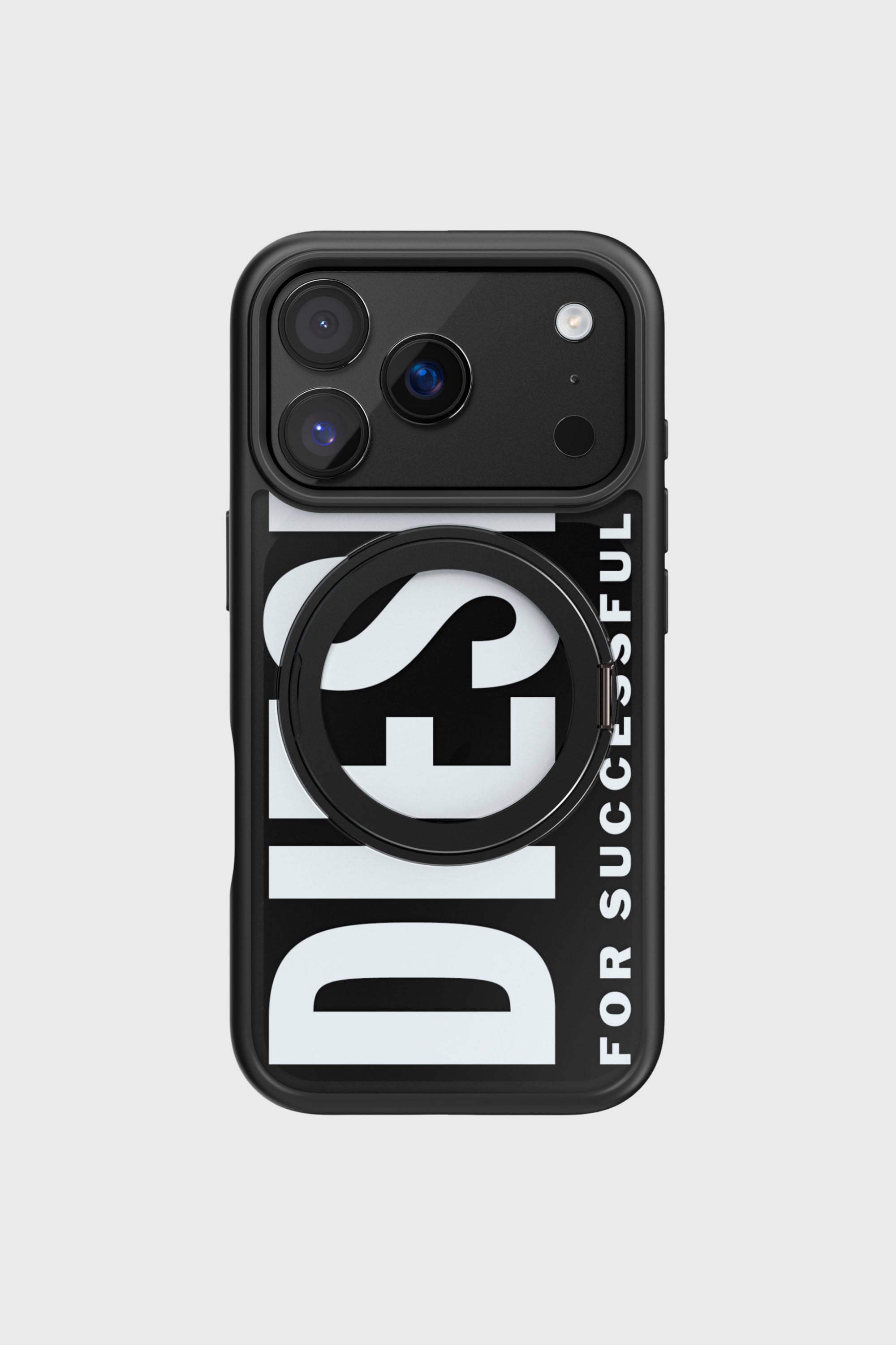 Diesel - 60405 RING STAND CASE RING STAND, Unisex Ringstand-Magsafe Case f&uuml;r iPhone 17 Pro in Schwarz - 1