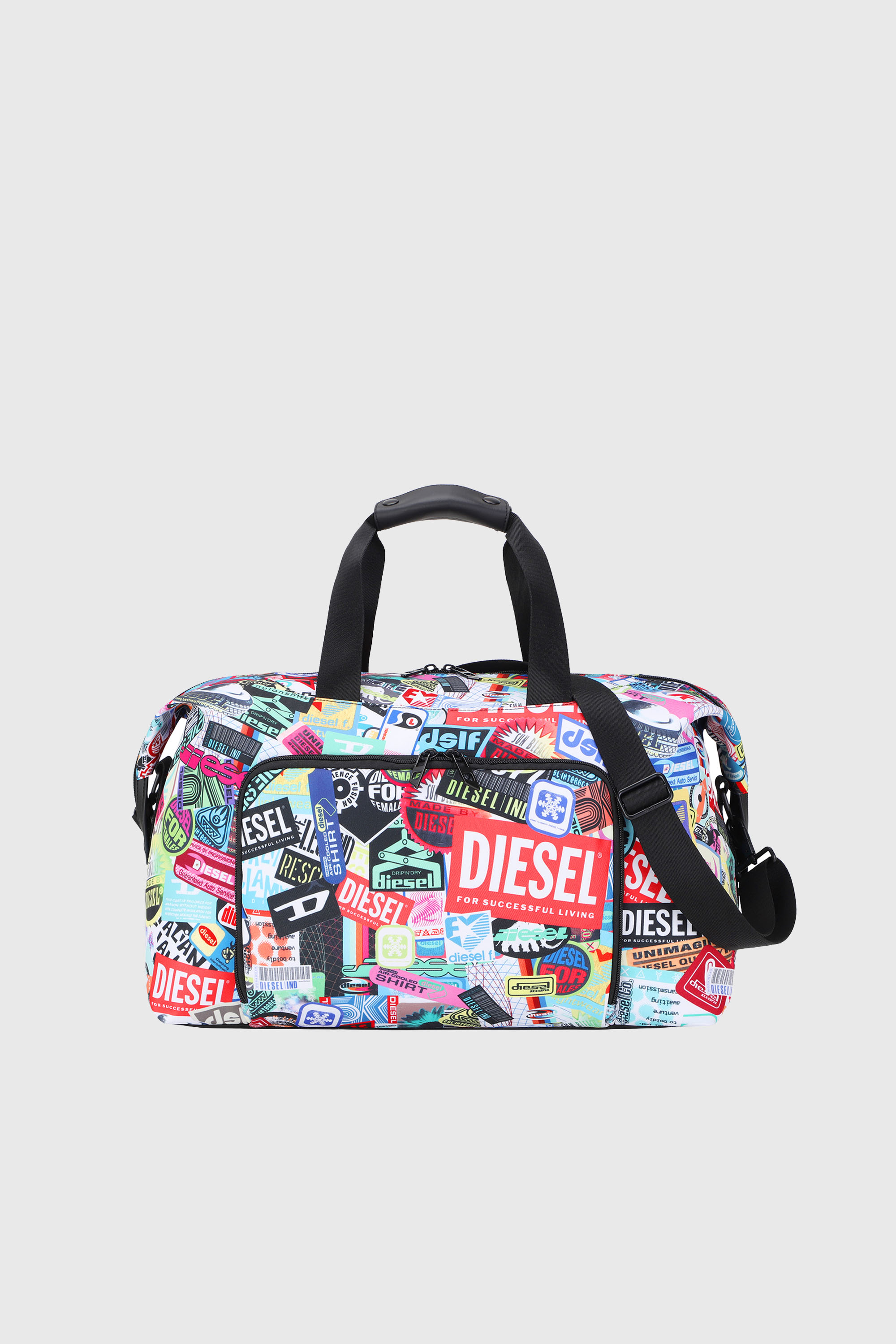 Diesel - DIESEL PC PRINTED DUFFLE-STICKERS- DSB00, Unisex Praktische Duffel-Tasche mit Aufklebern in Bunt - 1