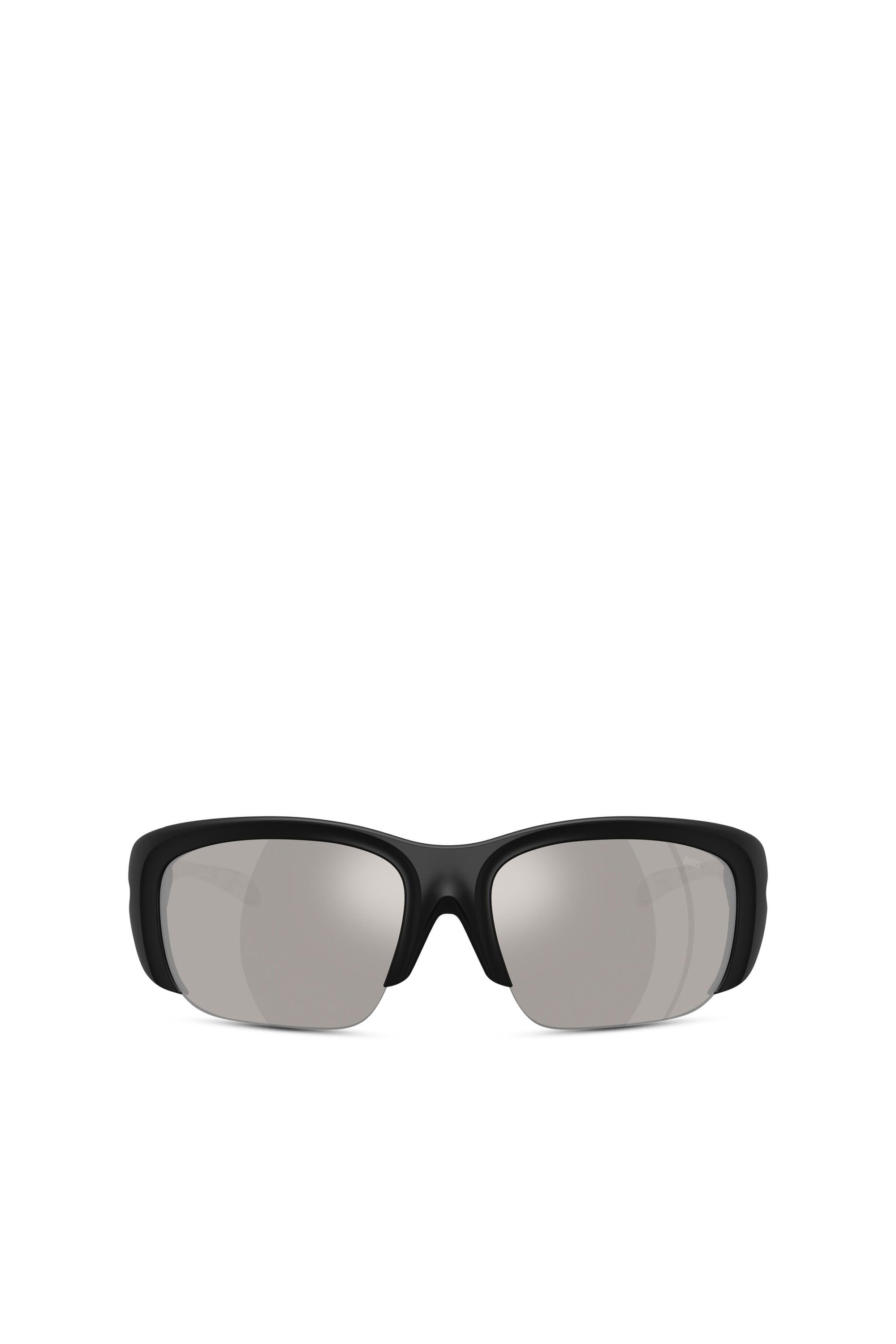 Diesel - 0DL3016U, Unisex Sonnenbrille mit Wickelb&uuml;geln in Schwarz/Grau - 1