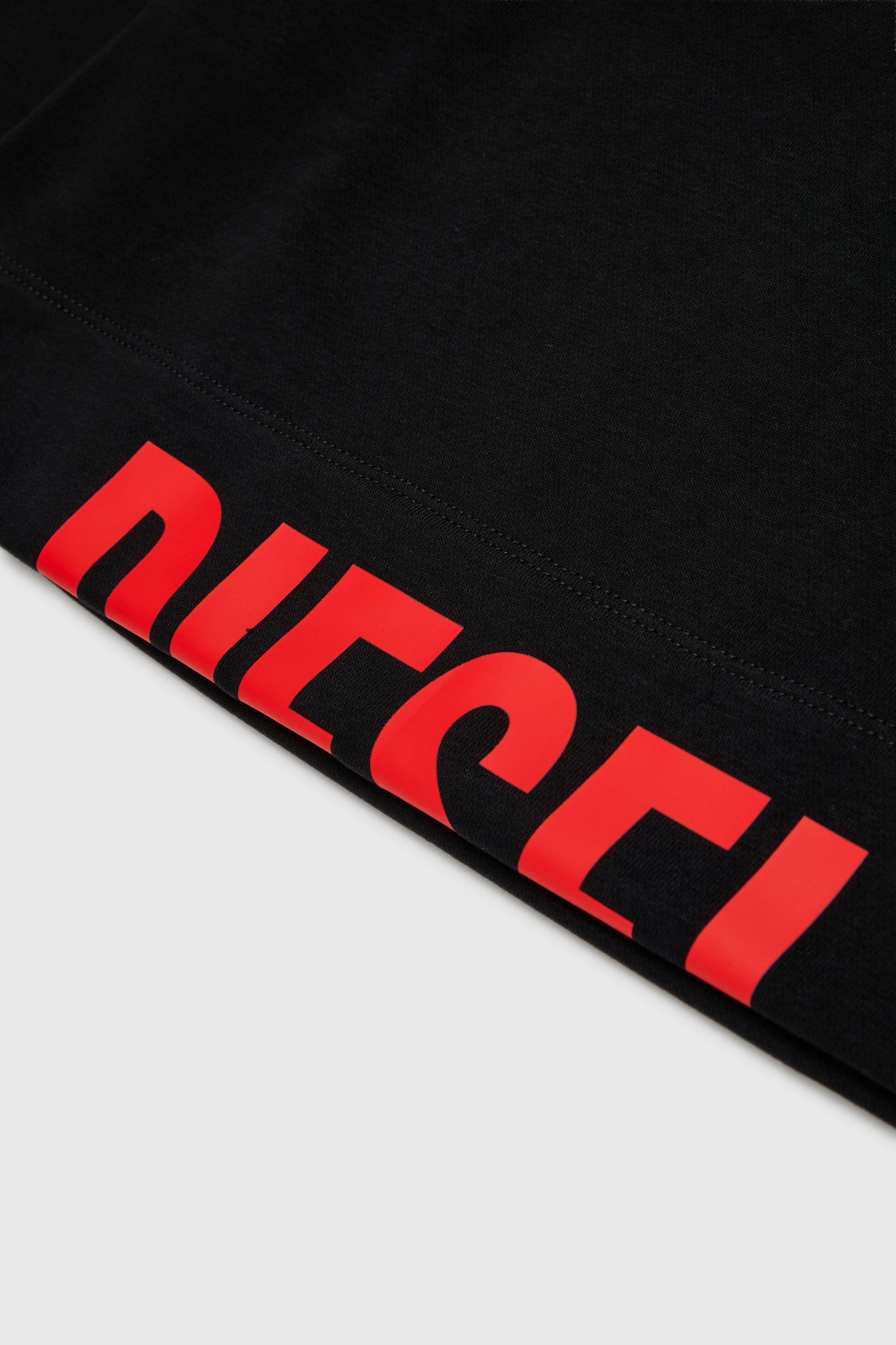 Diesel - SCEFY, Damen Sweatshirt mit abgeschnittenem Logo in Schwarz - 4
