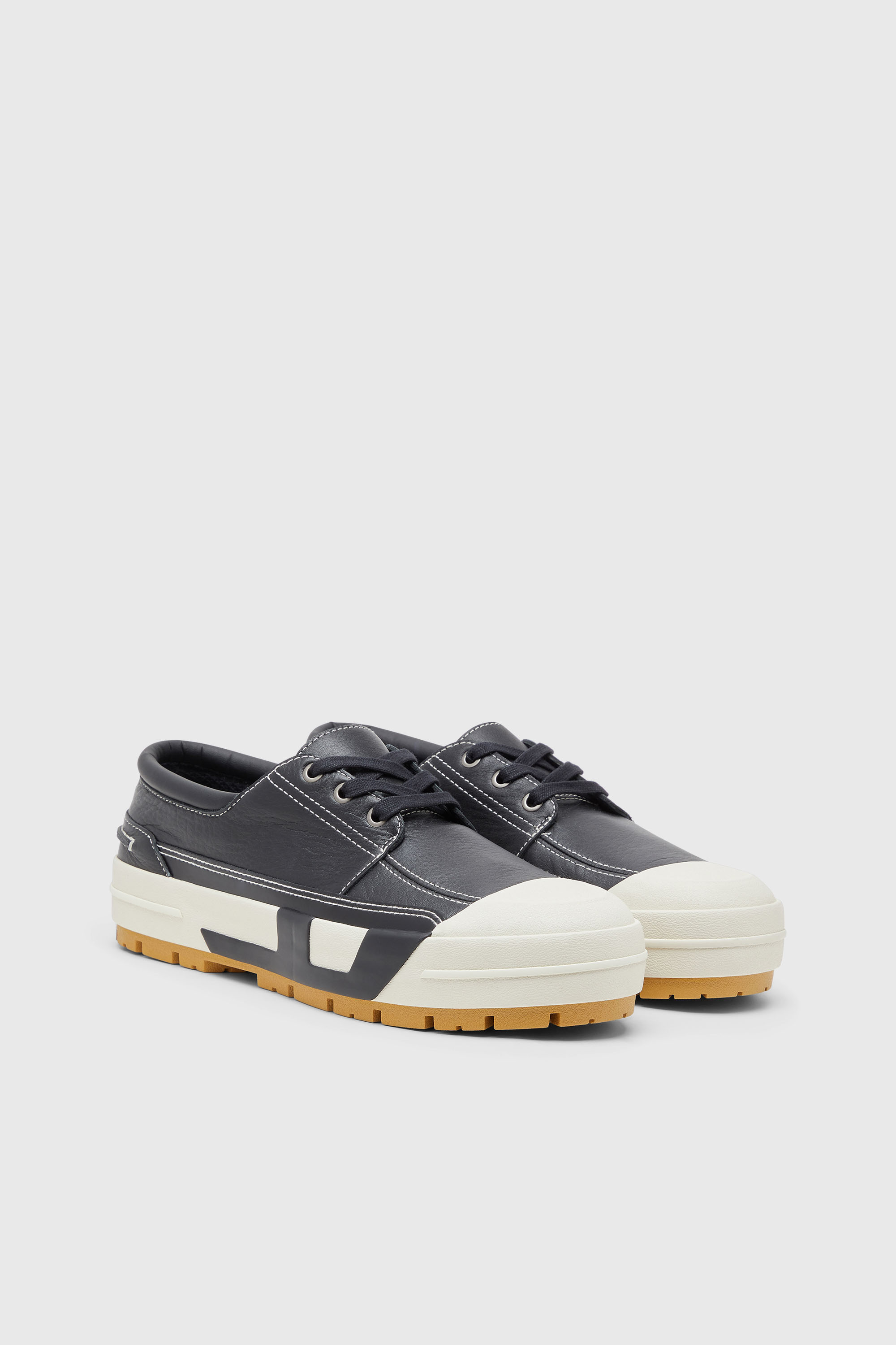 Diesel - S-D-VERSE MOCASSIN, Herren S-D-Verse - Hybrid-Mokassin aus Leder in Schwarz - 2