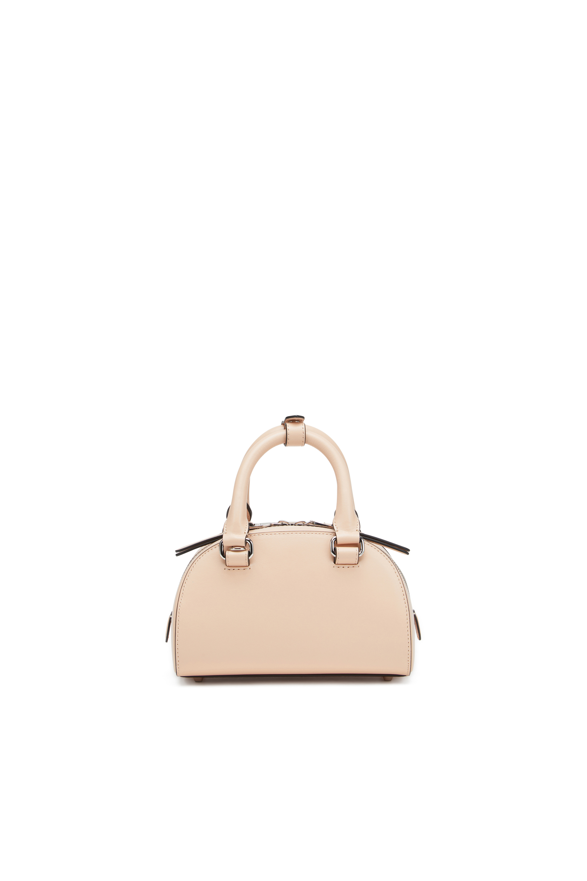 Diesel - 1DR DOME CROSSBODY, Damen 1DR Dome-Mini-Bowling-Tasche aus Leder in Rosa - 3