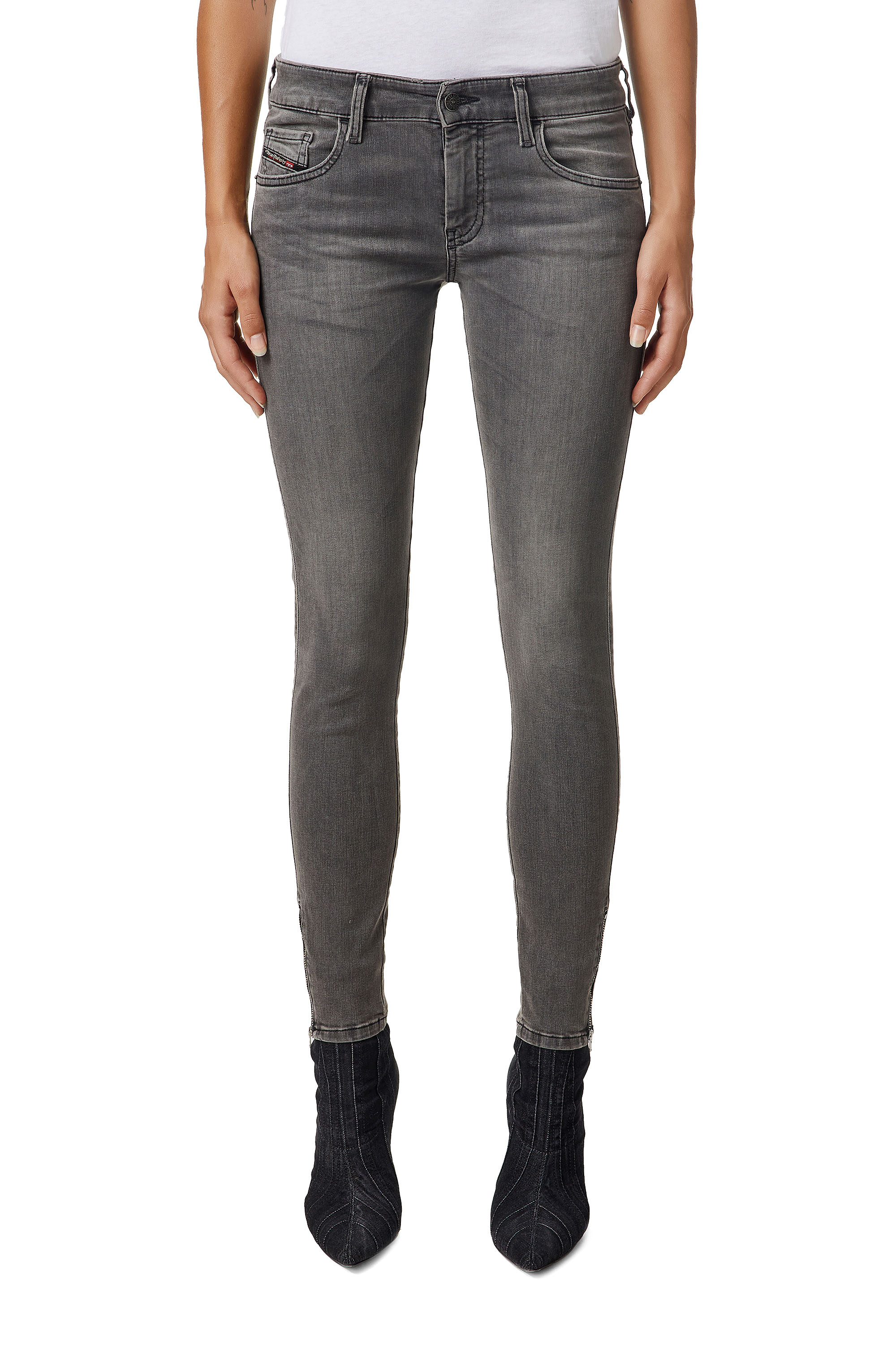 Slandy Low 069XW, Schwarz/Dunkelgrau - Jeans
