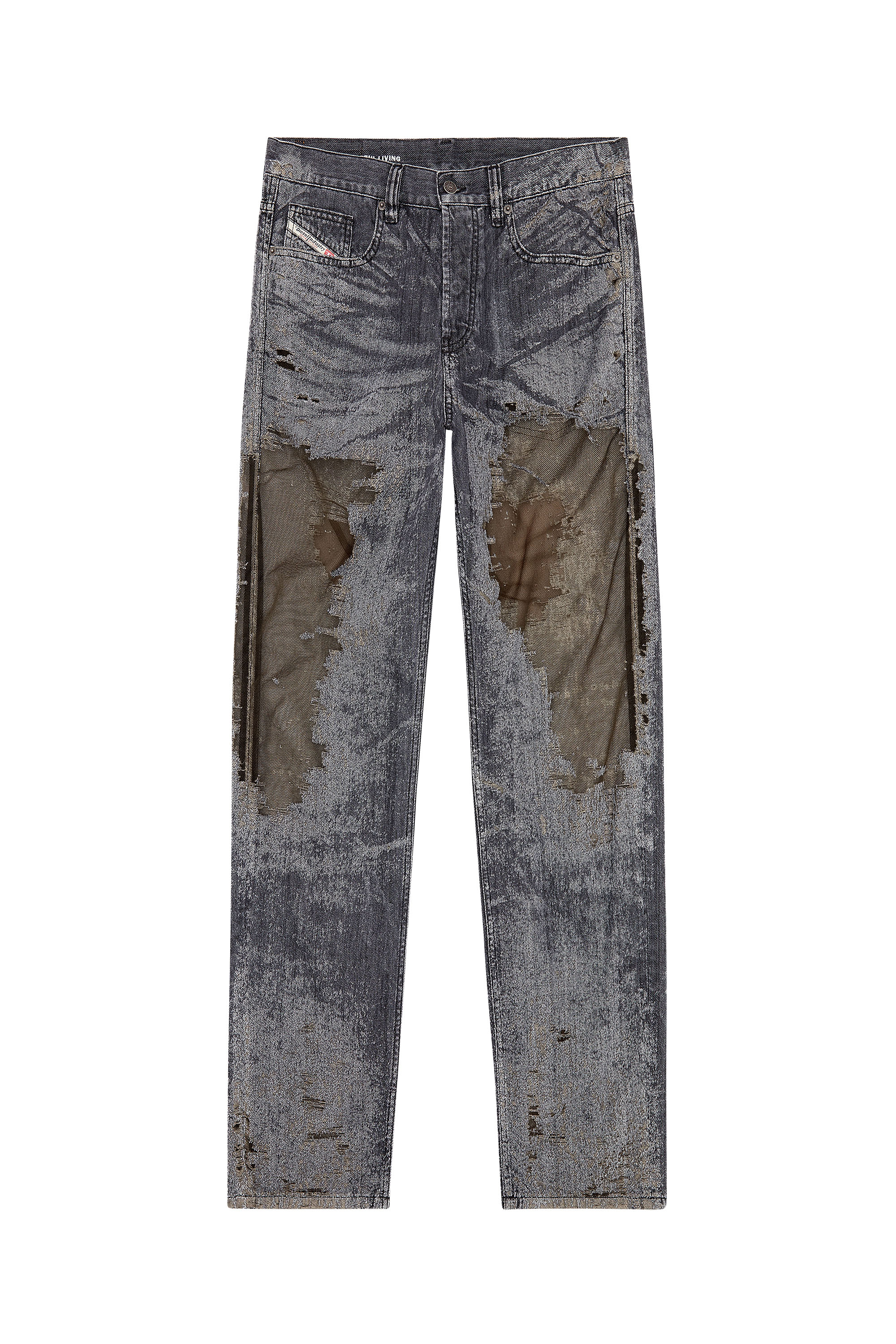 Diesel - Straight Jeans 2010 D-Macs 007T7, Schwarz/Dunkelgrau - Image 5