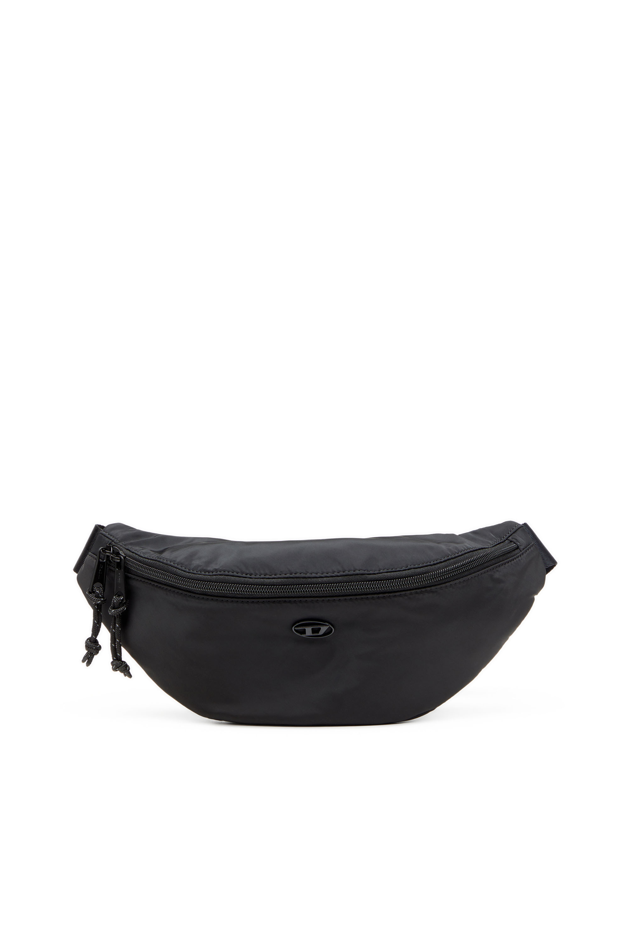 Diesel - D-PACK BELTBAG X, Herren D-Pack-Gürteltasche aus Satin-Touch-Stoff in Schwarz - 1