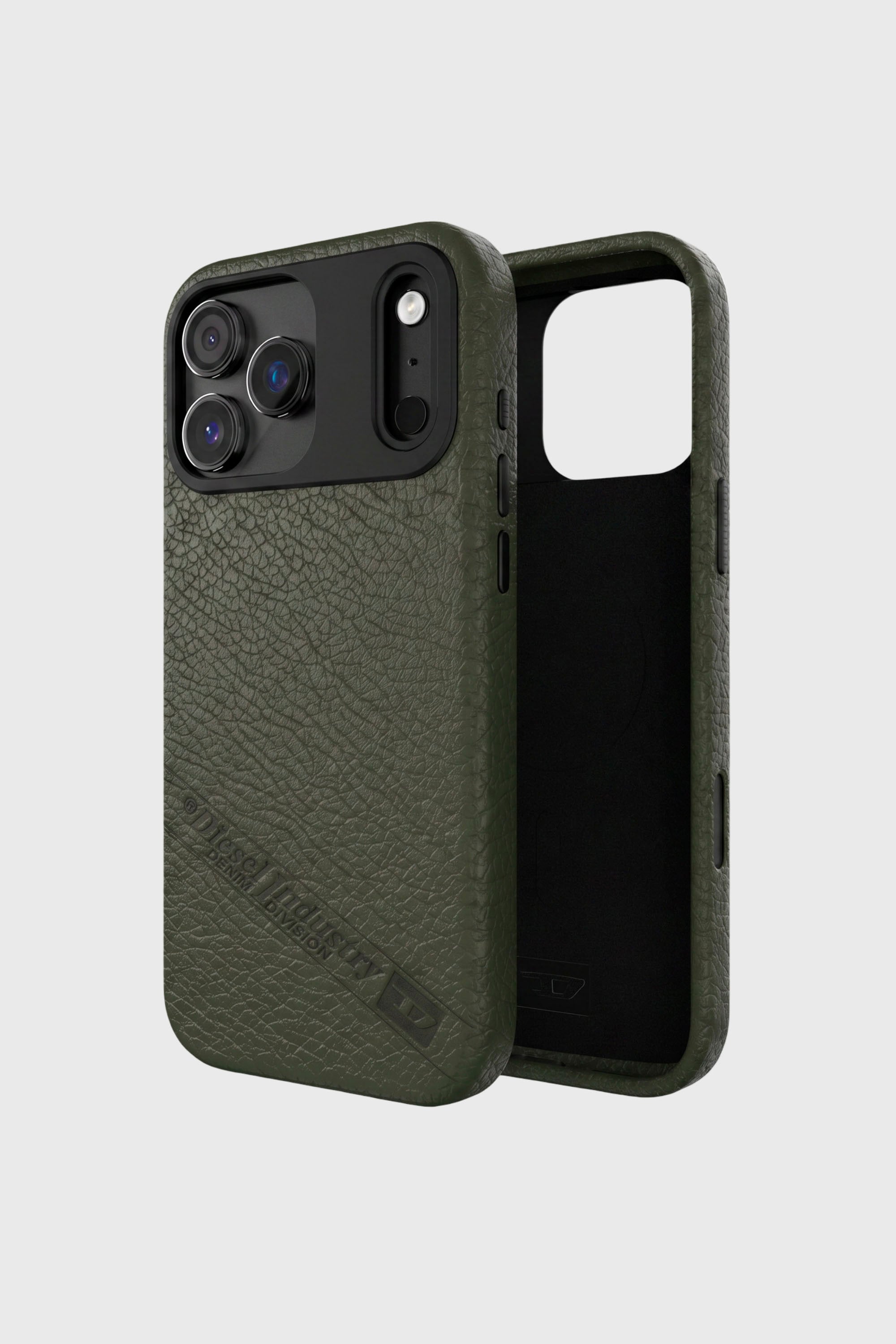 Diesel - 60648 MOULDED CASE, Unisex Flag D H&uuml;lle mit MagSafe f&uuml;r iPhone 17 Pro Max in Dunkelgr&uuml;n - 1
