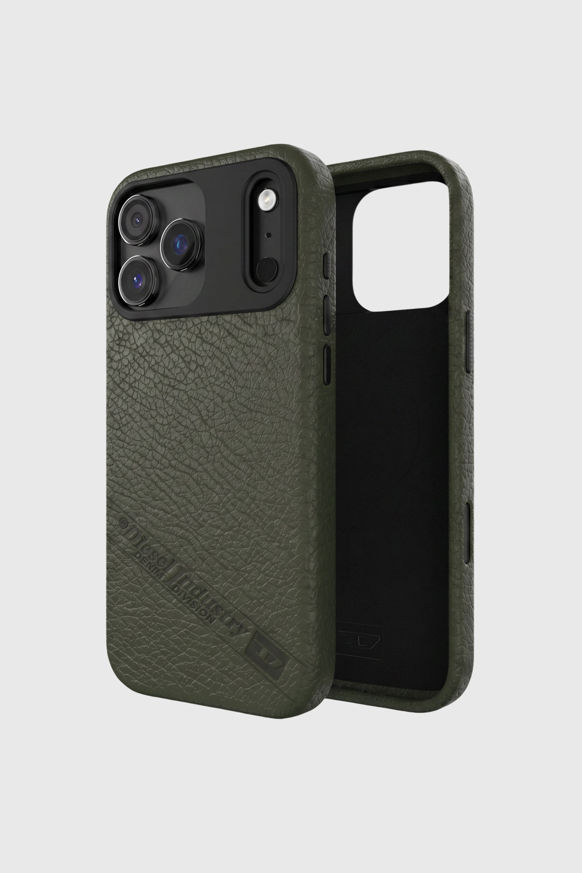 Diesel - 60648 MOULDED CASE, Unisex Flag D H&uuml;lle mit MagSafe f&uuml;r iPhone 17 Pro Max in Dunkelgr&uuml;n - 1