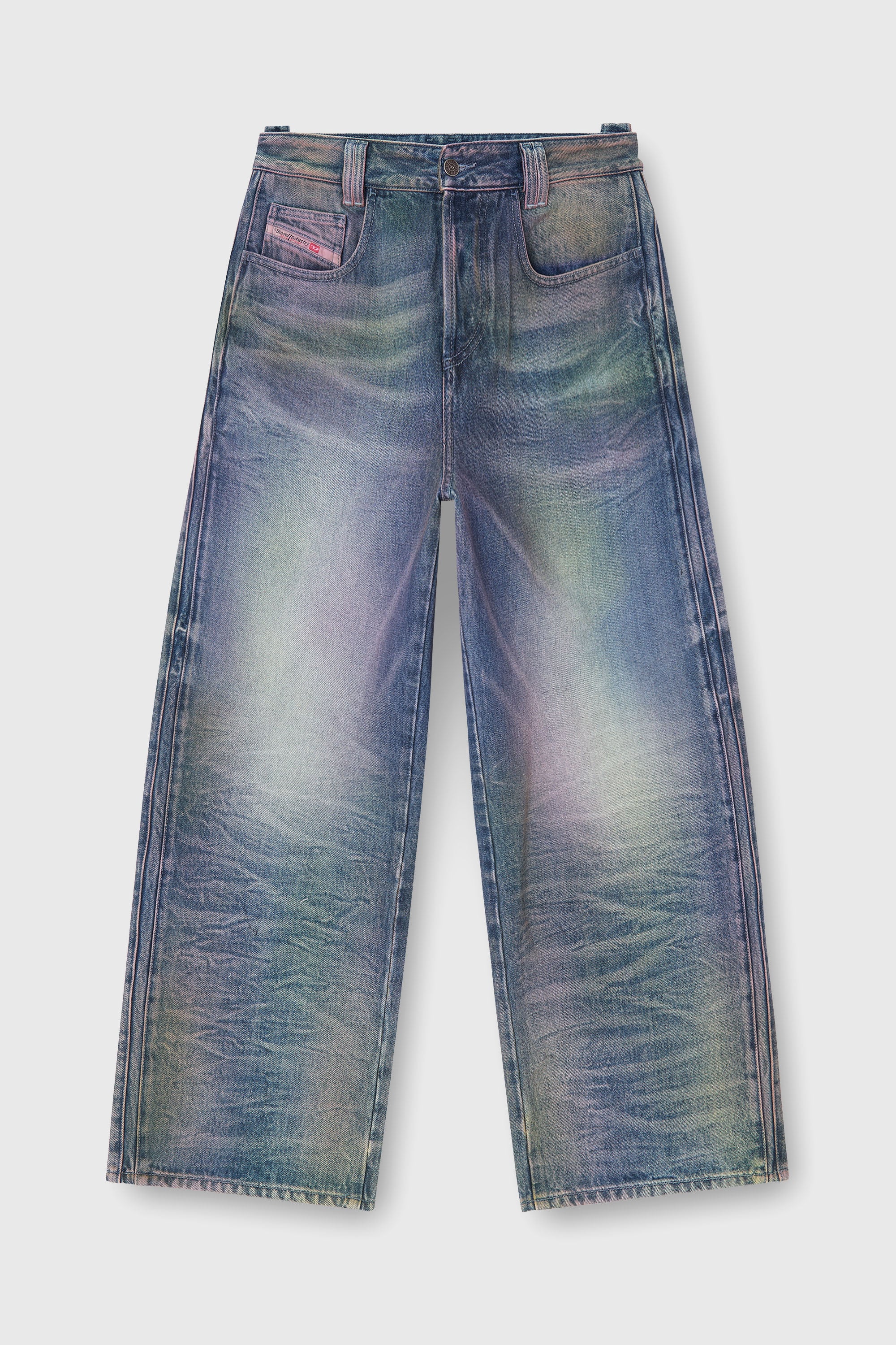 Diesel - Unisex Relaxed Jeans 1982 D-Hakou 007FW, Mittelblau - 2