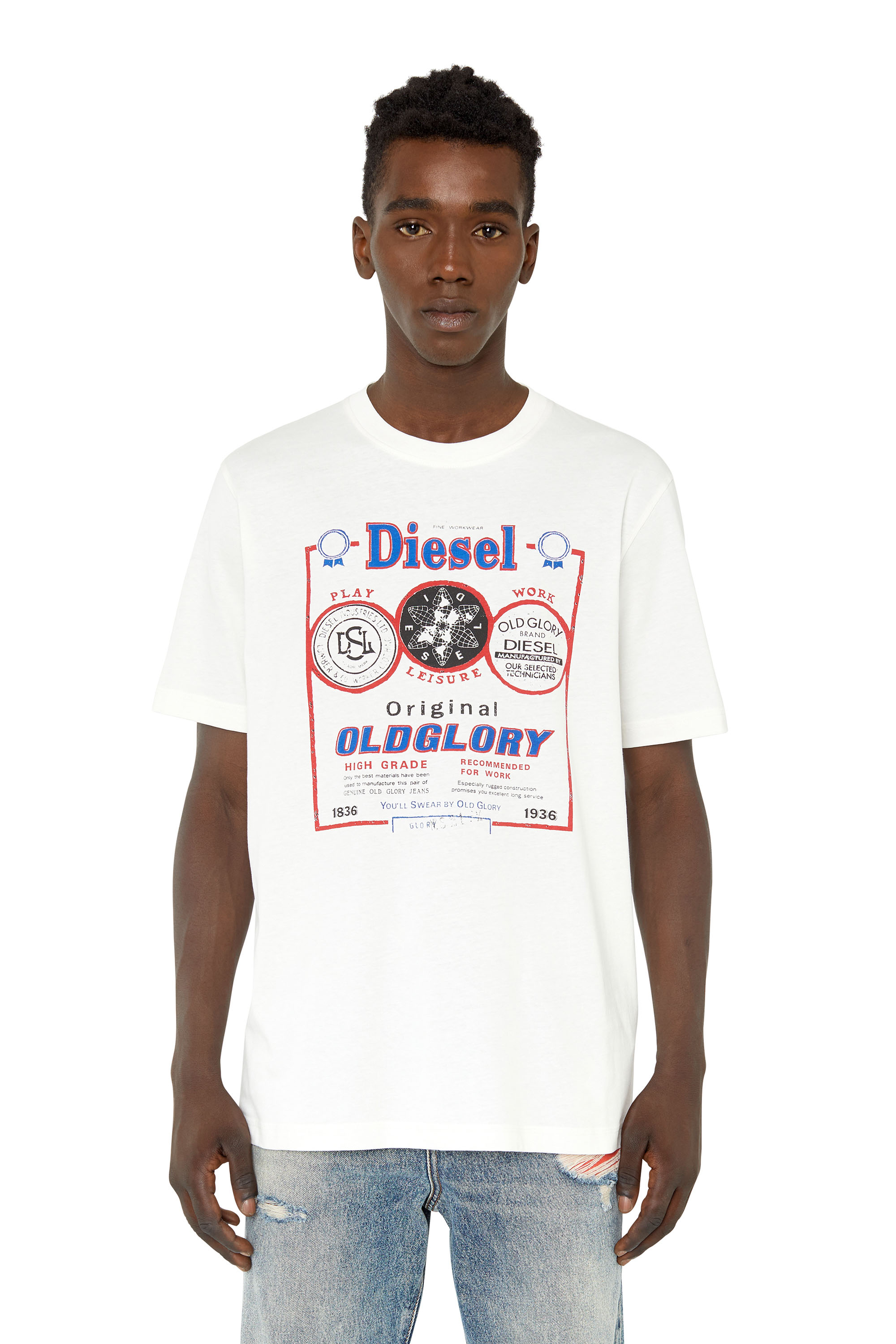 Diesel - T-JUST-E36, Weiß - Image 1