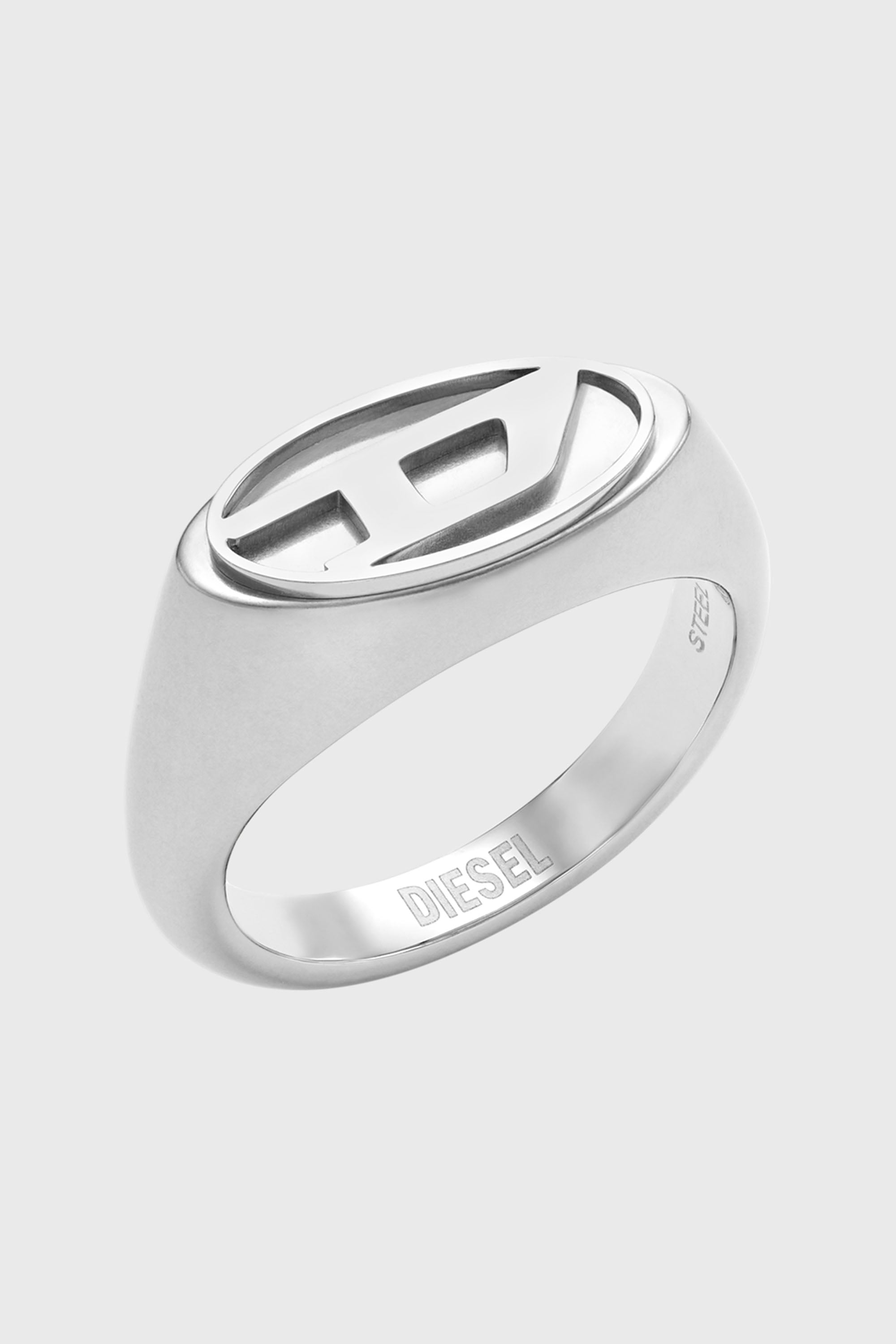 Diesel - DX1475, Unisex Siegelring aus Edelstahl in Silber - 1