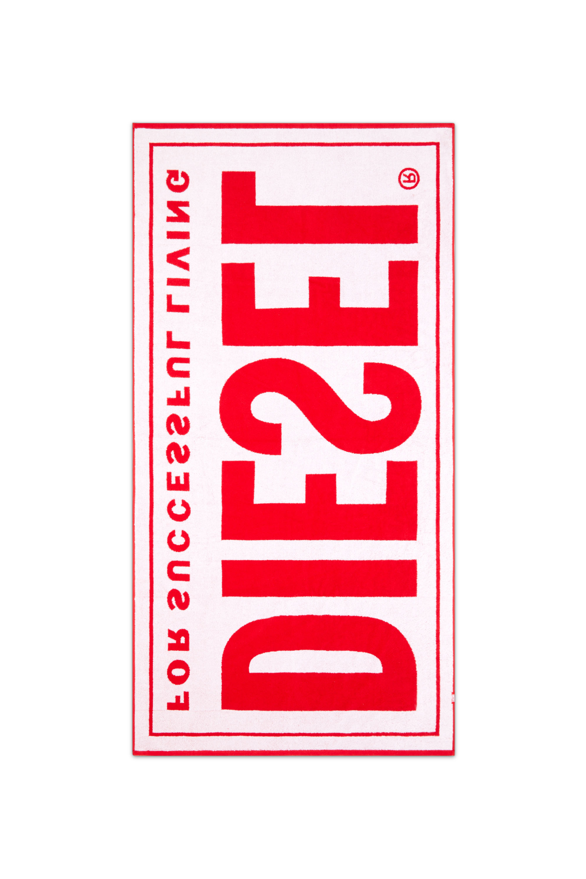 Diesel - BMT-HELLERI, Herren Strandtuch mit Successful-Logo in Rot - 2