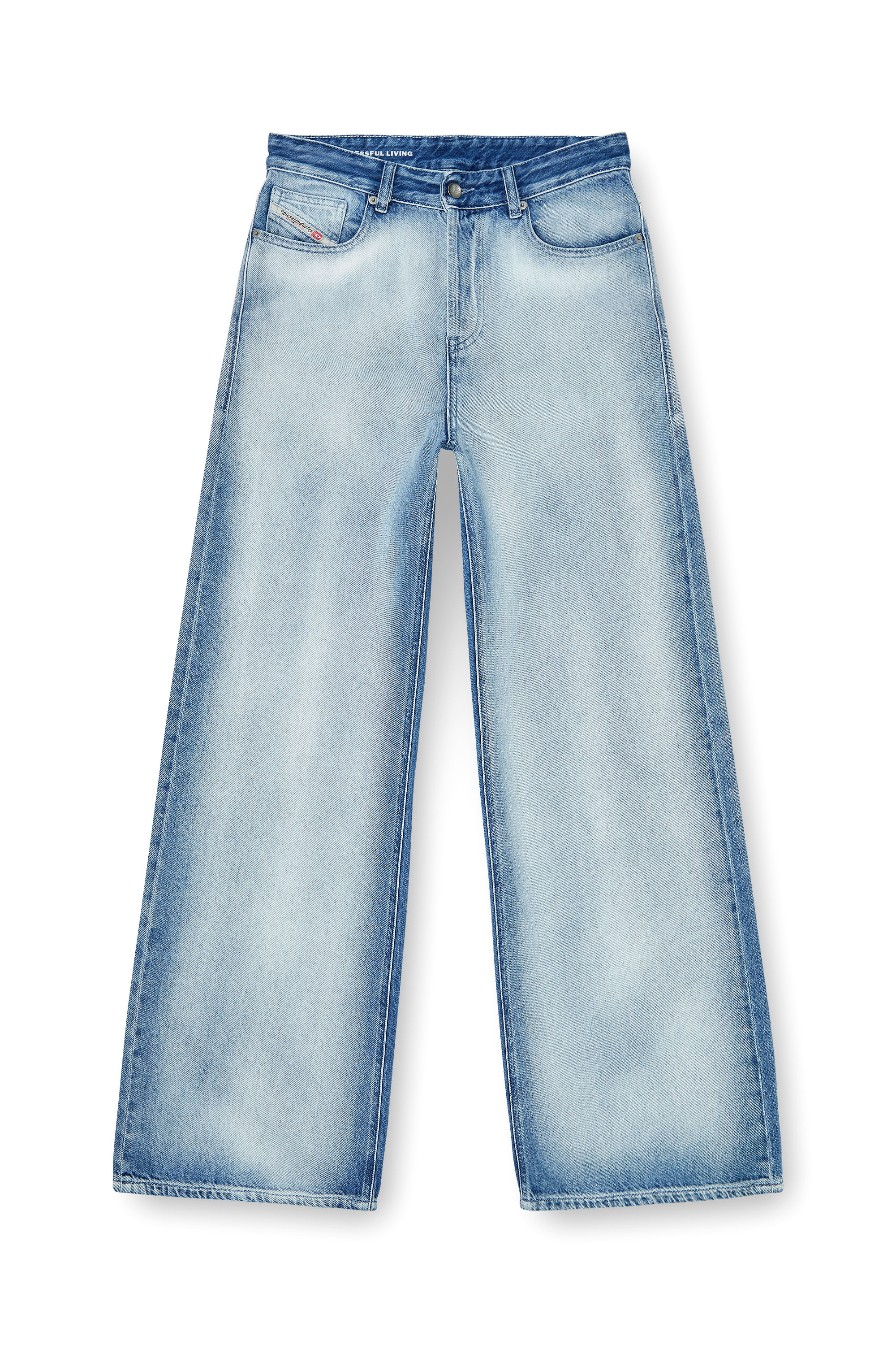 Diesel - Damen Relaxed Jeans 1996 D-Sire 09P29, Hellblau - 3
