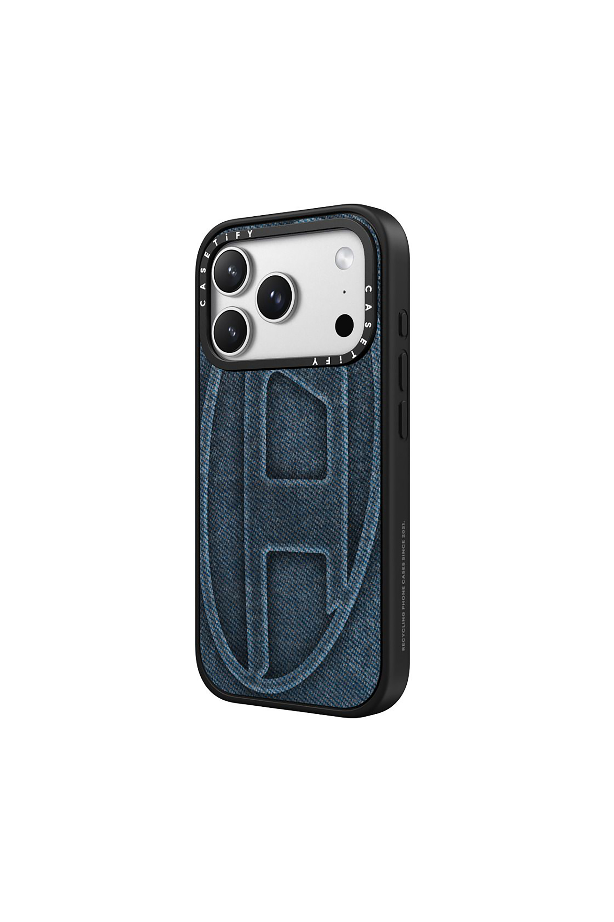 Diesel - 60579 MOULDED CASE, Unisex H&uuml;lle Oval D impact f&uuml;r iPhone 17 Pro Max in Blau - 2