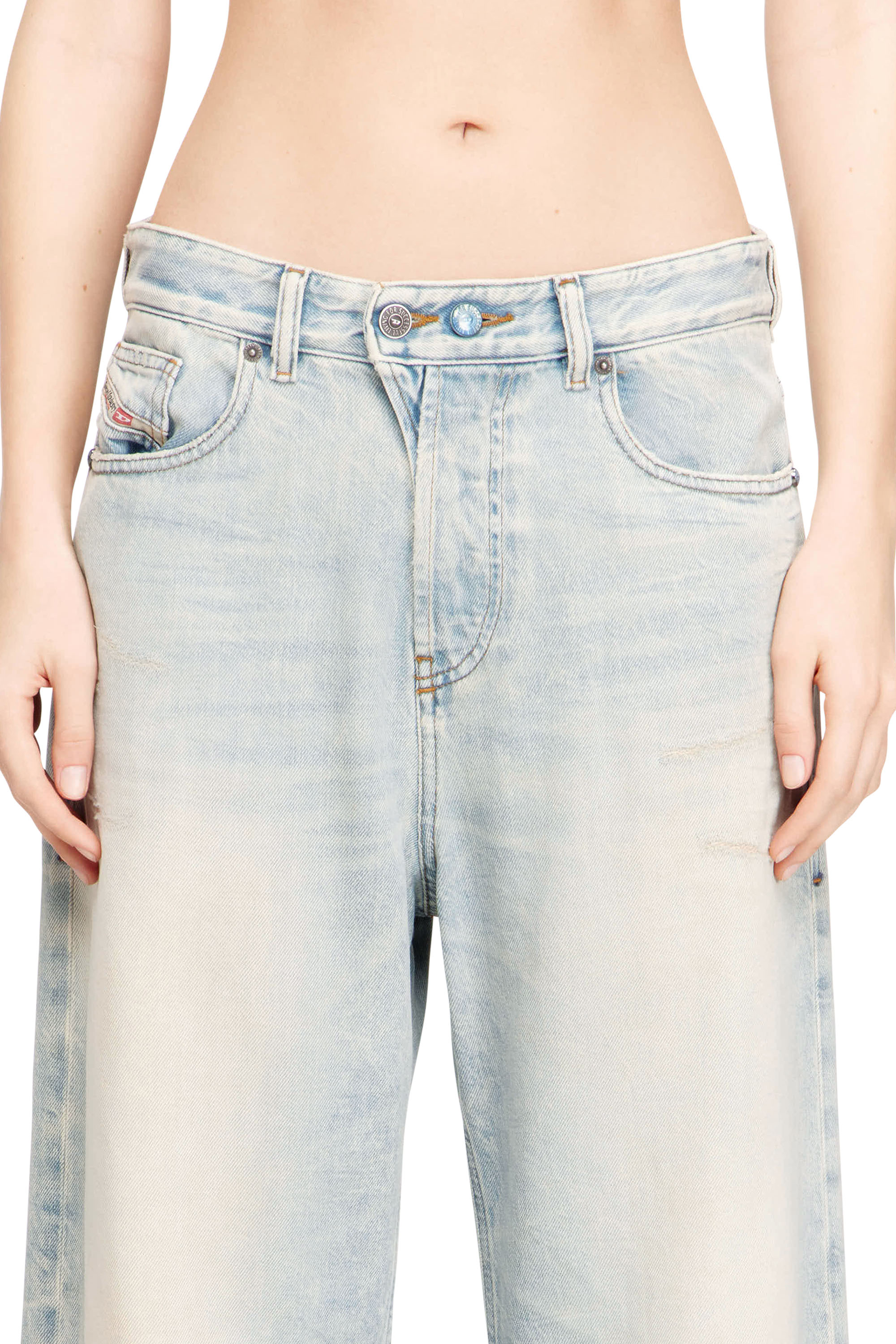 Diesel - Damen Relaxed Jeans 1996 D-Sire 09N22, Hellblau - 4