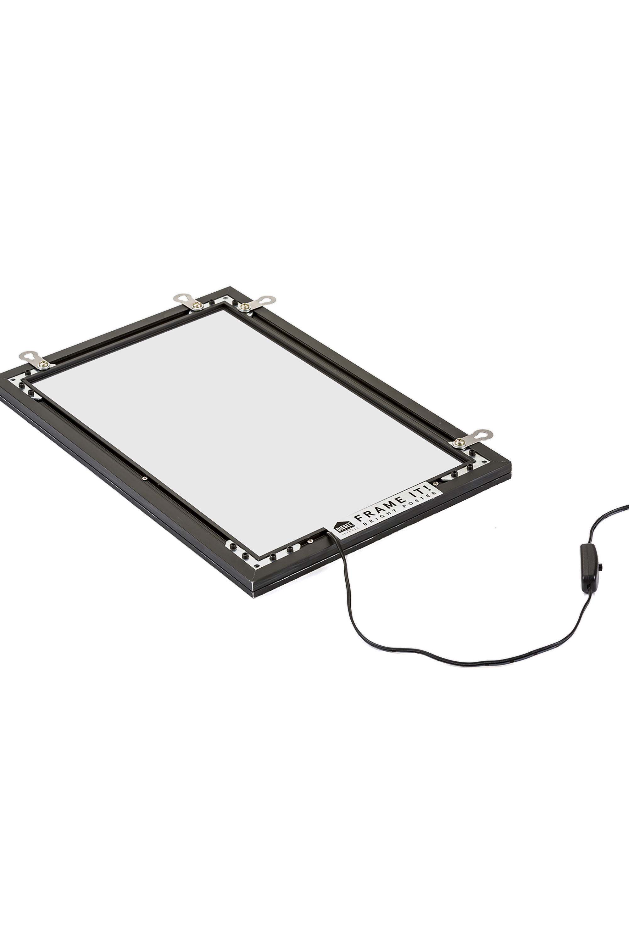 Diesel - 11000 FRAME IT!, Unisex Kleiner Rahmen mit LED-Hintergrundbeleuchtung in Silber - 2