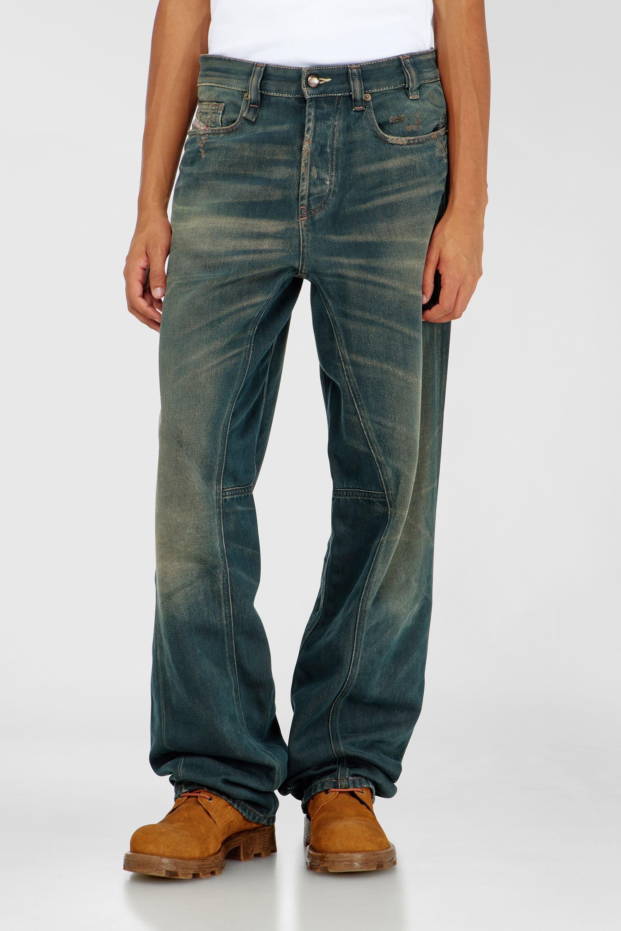 Diesel - Herren Relaxed Jeans 2001 D-Macro 09P85, Dunkelblau - 1