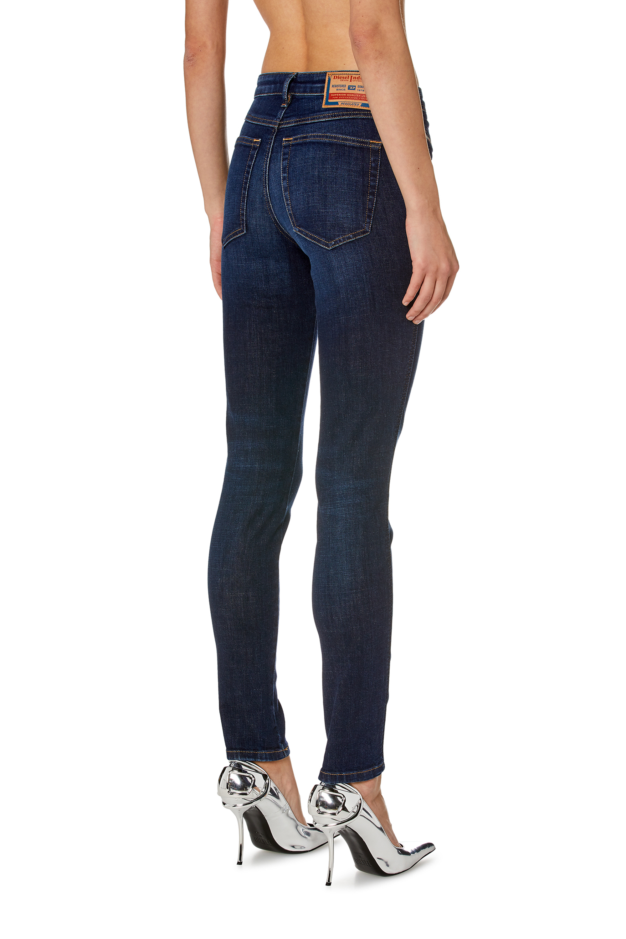 Diesel - Damen Skinny Jeans 2015 Babhila 09J17, Dunkelblau - 2