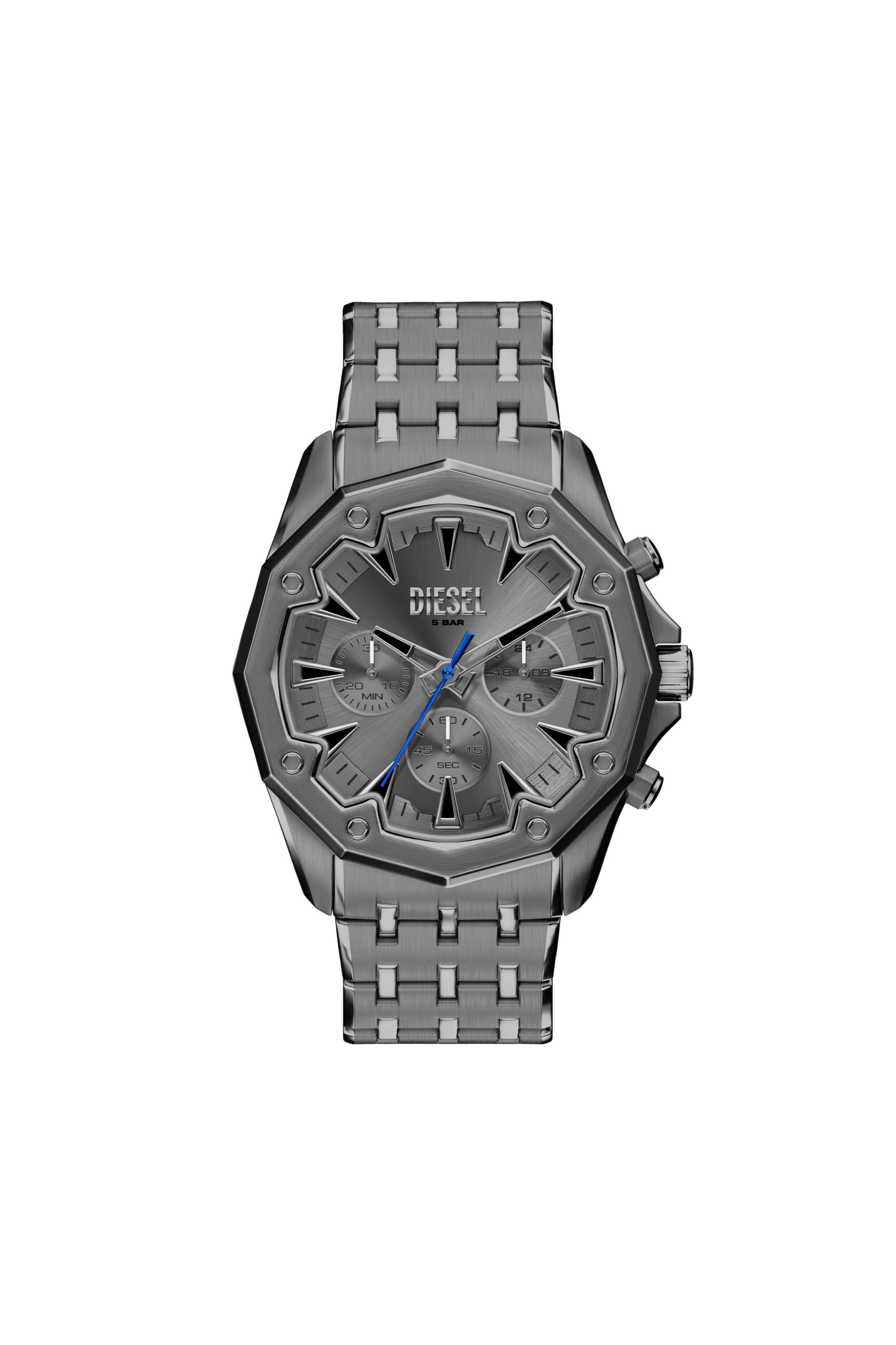 Diesel - DZ4708 WATCH, Herren Stinger Uhr aus Edelstahl in Gunmetal in Grau - 1