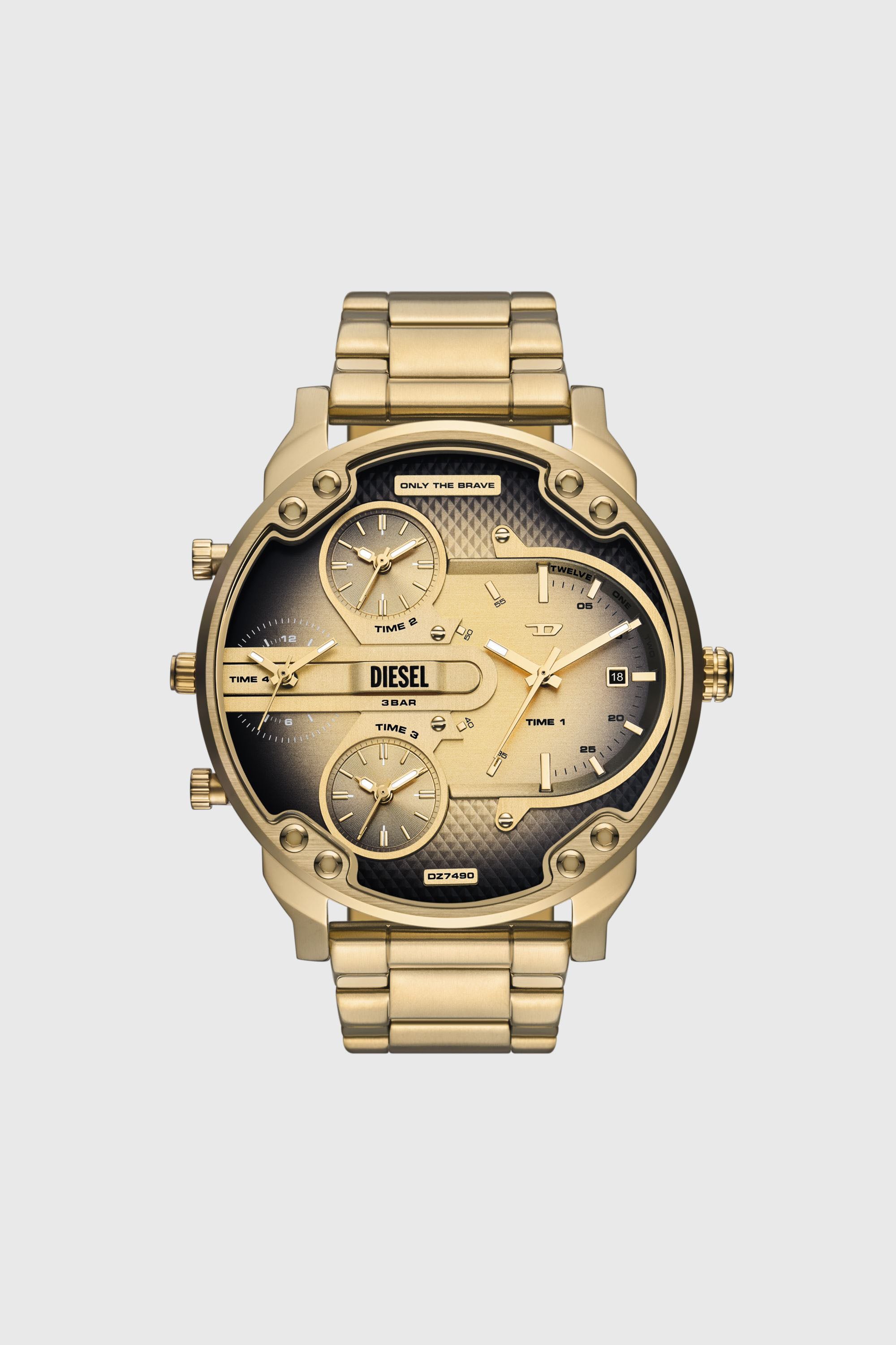 Diesel - DZ7490 WATCH, Herren Mr. Daddy Slim Uhr aus Edelstahl in Gold - 1