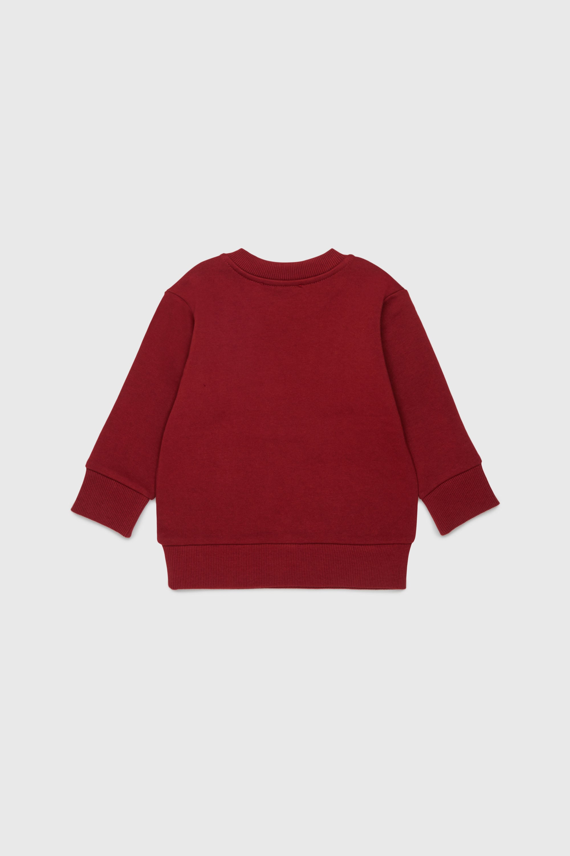 Diesel - SLODIMB, Herren Baumwoll-Sweatshirt mit Diesel Industry Print in Rot - 2