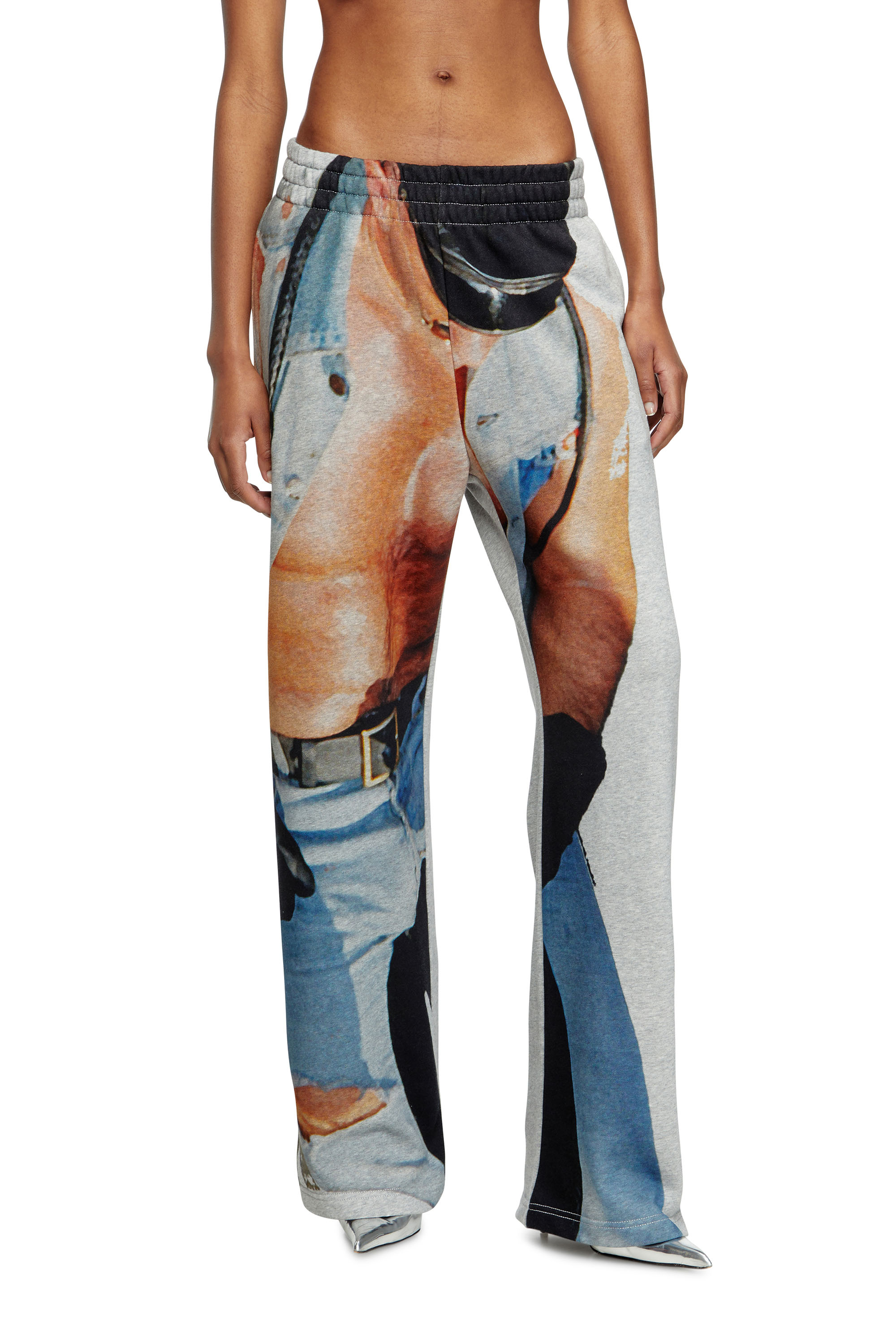 Diesel - PR-P-MARTAINS-TOM25, Unisex Sweathose mit Grafik-Print in Grau - 5