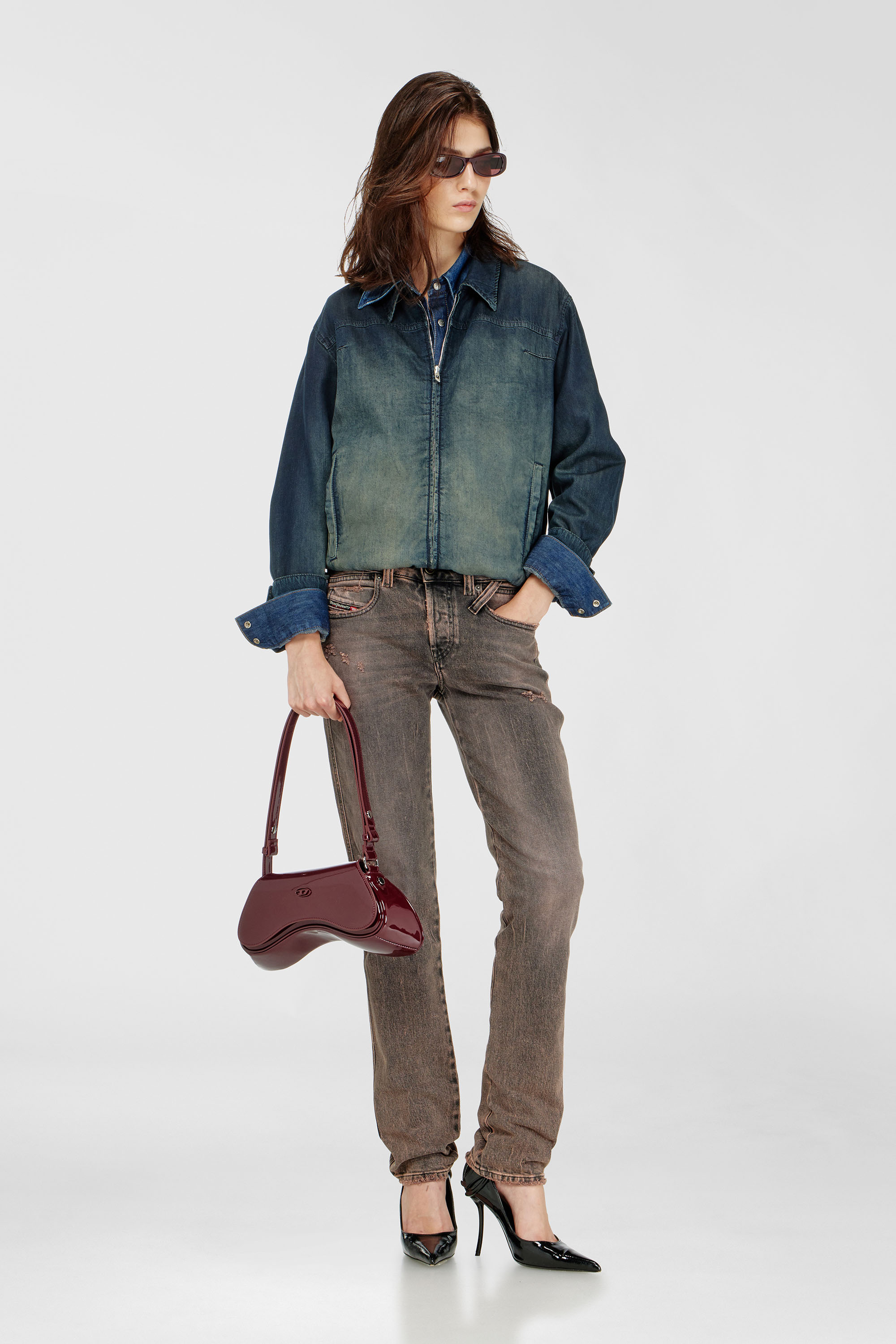 Diesel - Damen Slim Jeans 1992 D-Jiann 09P45, Rosa - 1