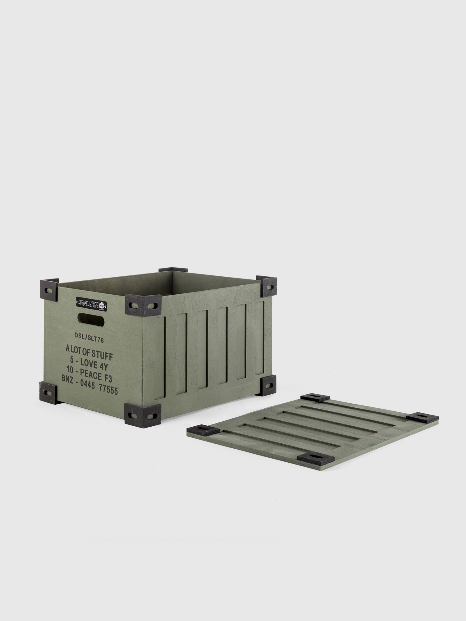 Diesel - 11120 SURVIVAL, Unisex Holzkiste in Armeegrün - 4