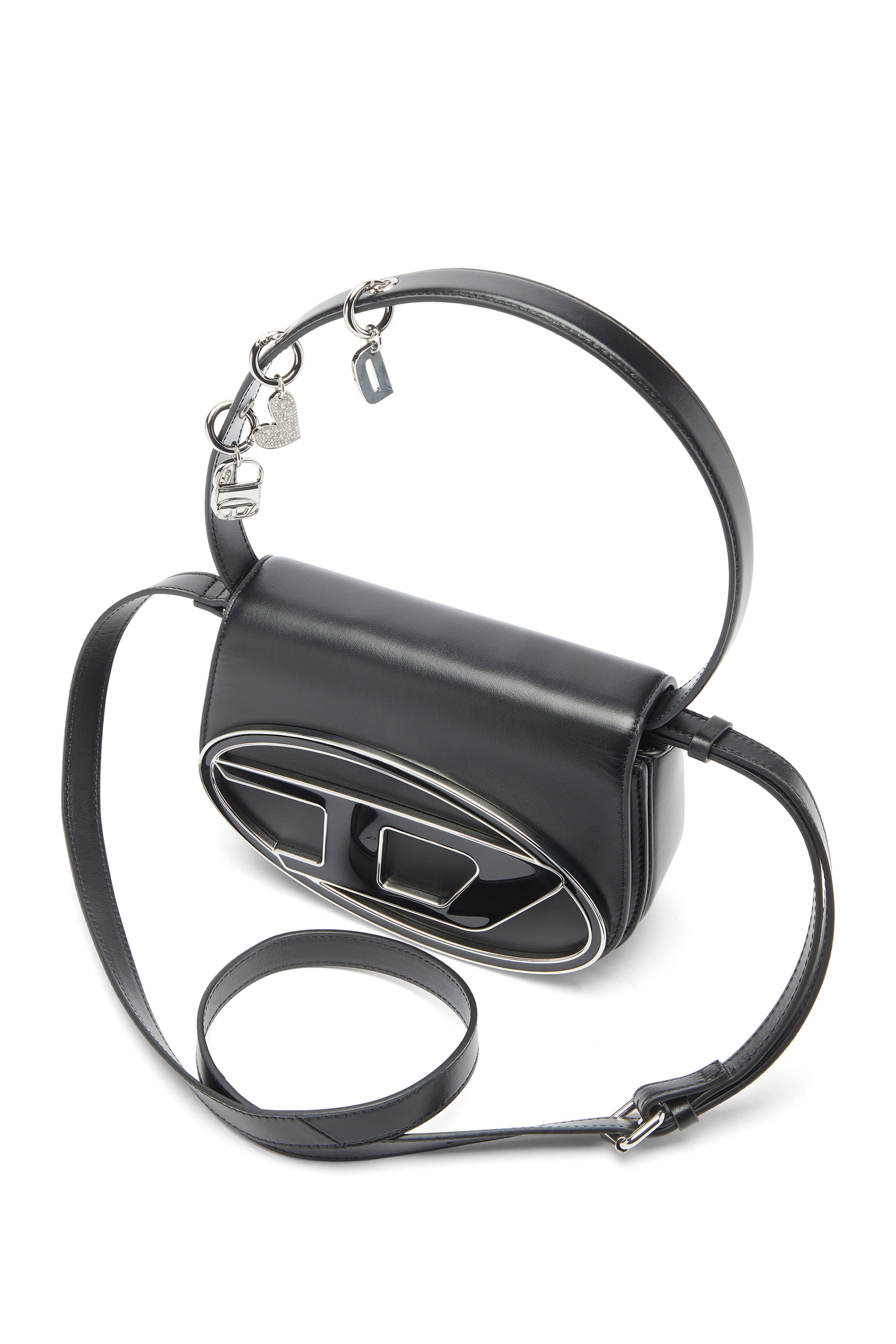 Diesel - 1DR, Damen 1DR - Ikonische Schultertasche aus Leder mit Henkel-Charms in null - 5