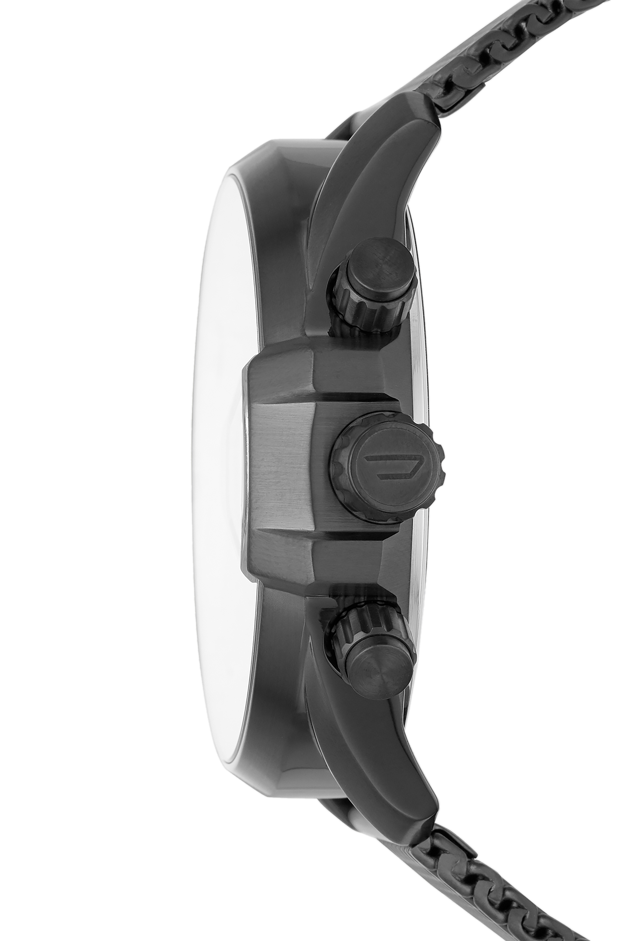 Diesel - DZ4528, Herren MS9-Armbanduhr mit Chronograph-Anzeige und metallgrauem Edelstahlarmband in Grau - 3