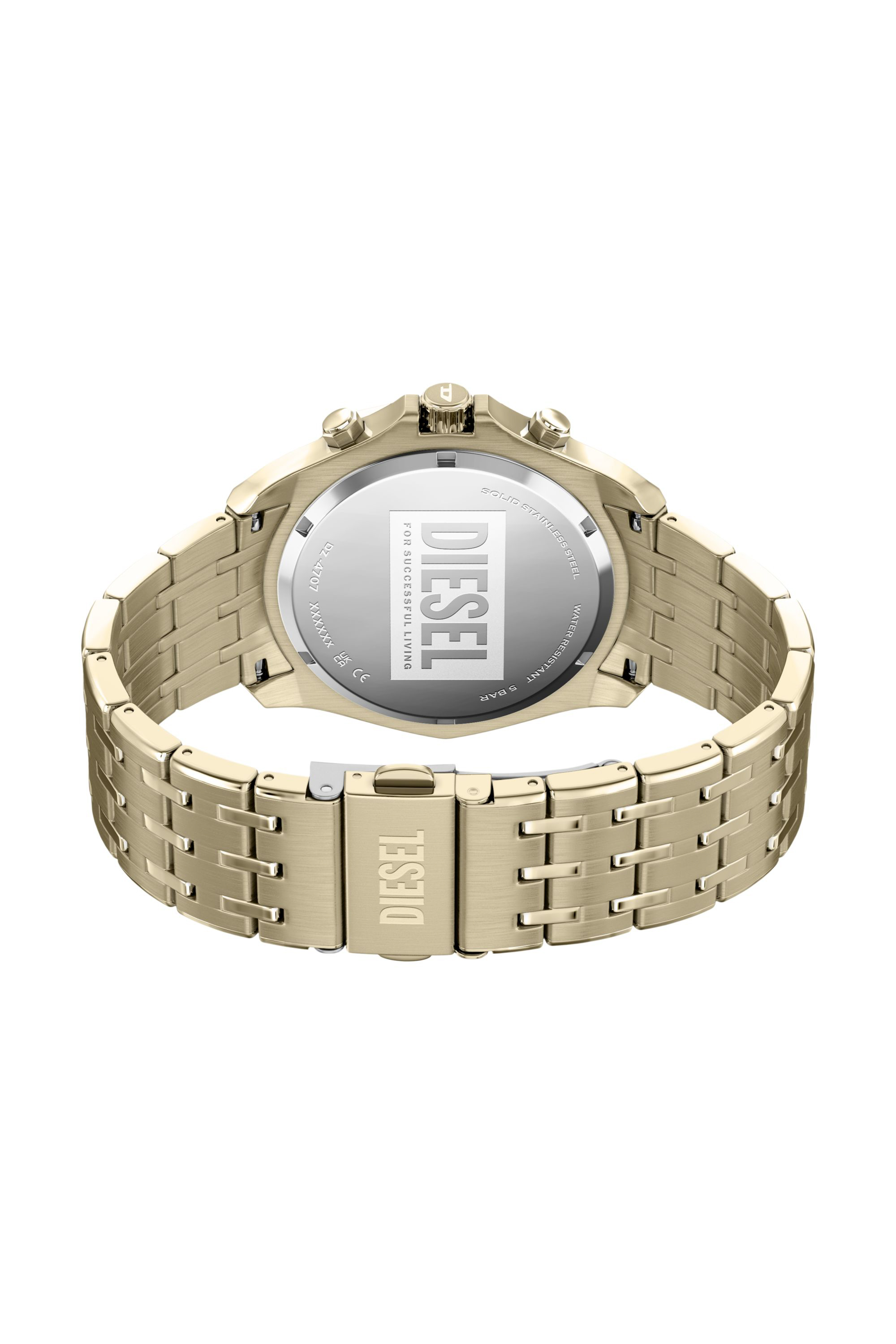 Diesel - DZ4707 WATCH, Herren Stinger Uhr aus goldfarbenem Edelstahl in Gold - 5