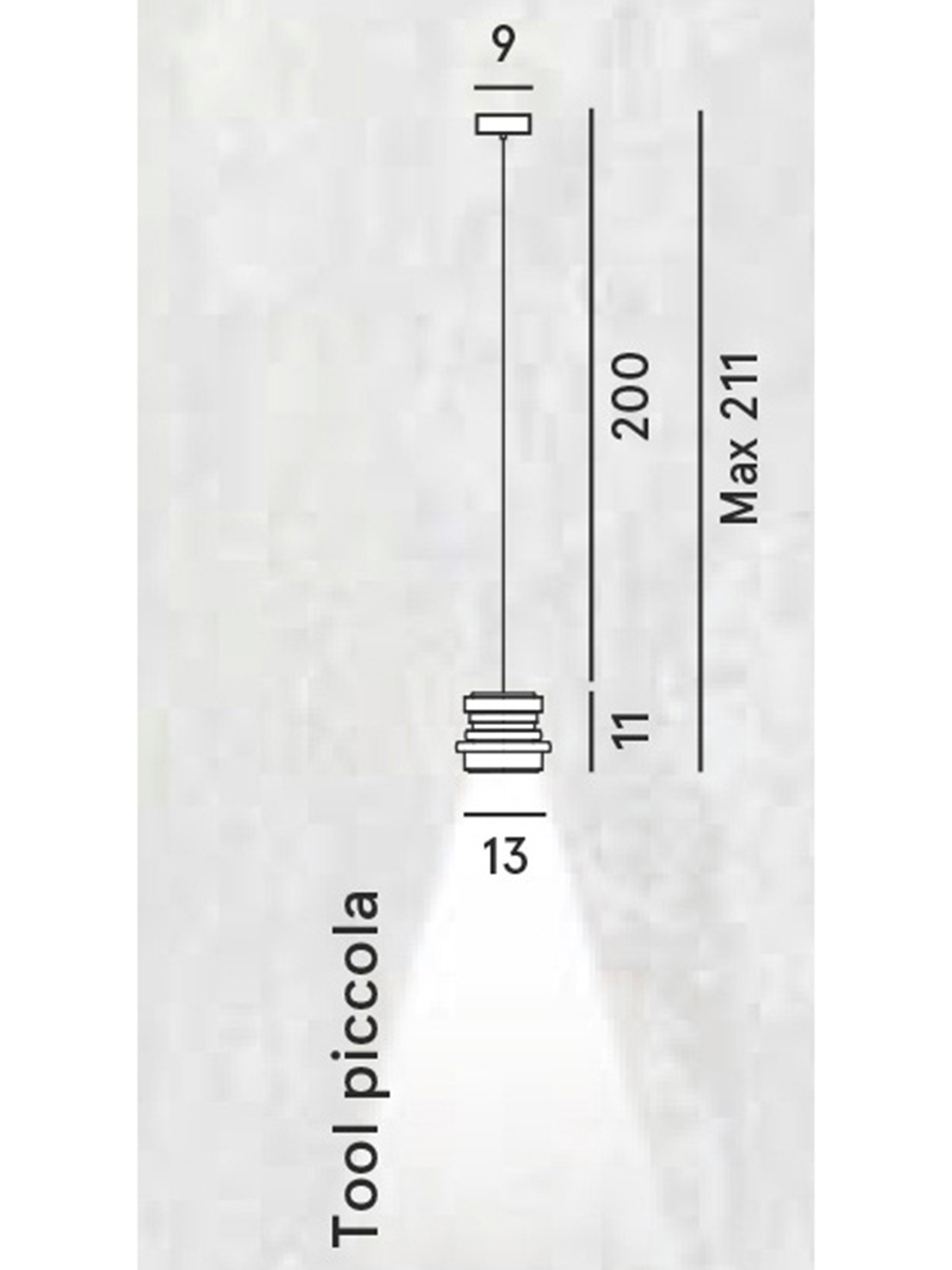 Diesel - TOOL PICCOLA SOSP, Unisex Kleine Lampe im Stil eines Spiegelreflexkameraobjektivs in Schwarz - 2