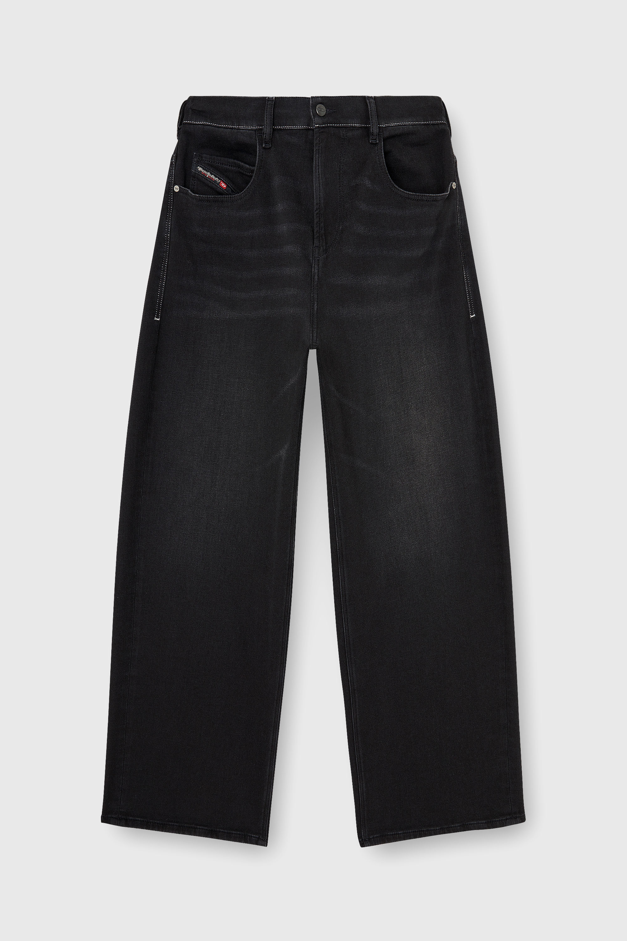 Diesel - Unisex Relaxed 2097 D-Enim-M Joggjeans&reg; 09P90, Schwarz/Dunkelgrau - 6