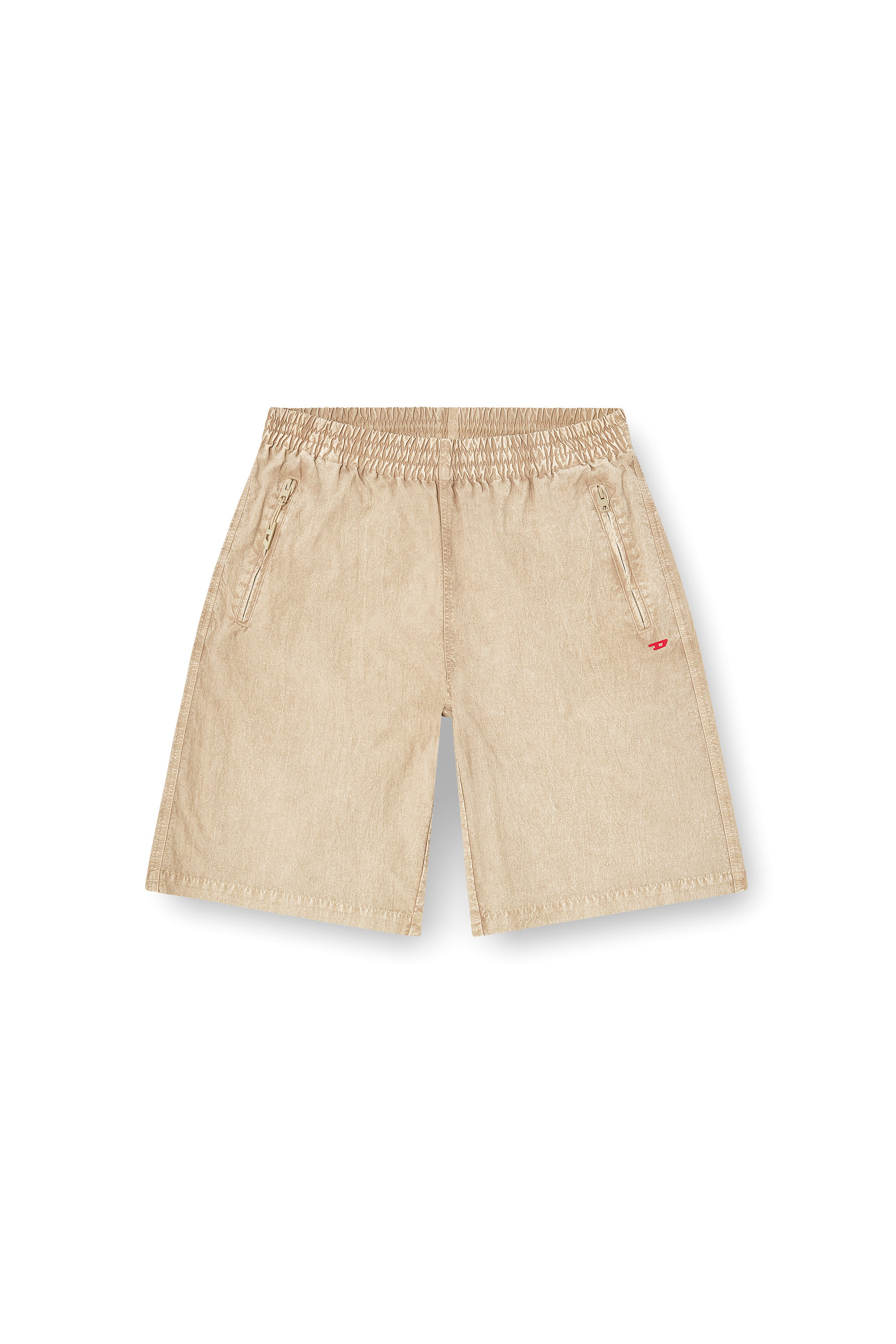 Diesel - P-THECK-SHORT-PLBH, Herren Behandelte Nylon-Shorts in Beige - 4